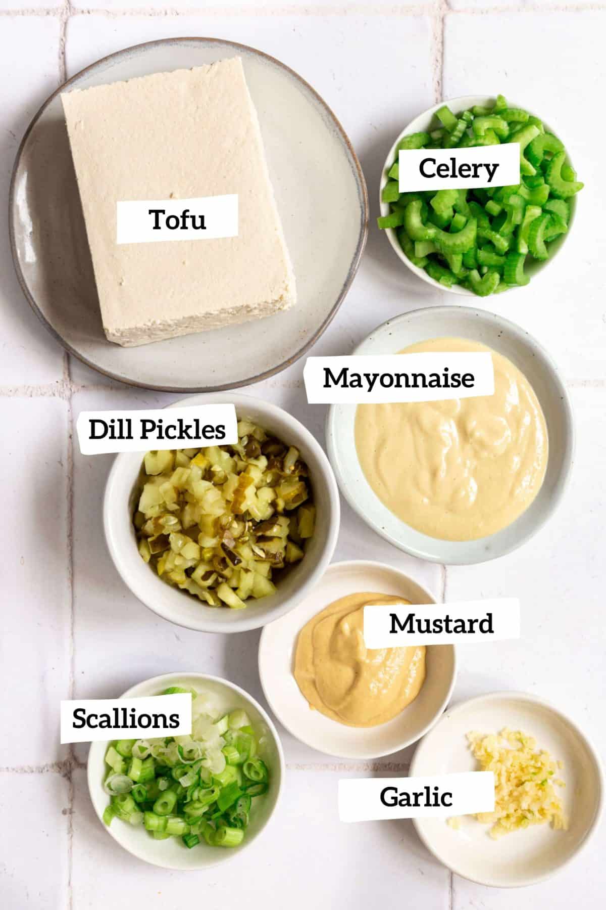 Vegan Egg Salad Ingredients