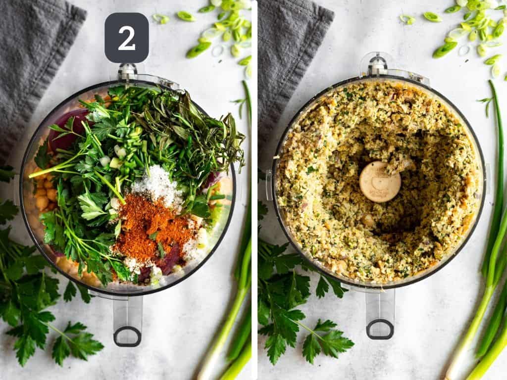 Air-Fryer Green Goddess Burgers Step 2