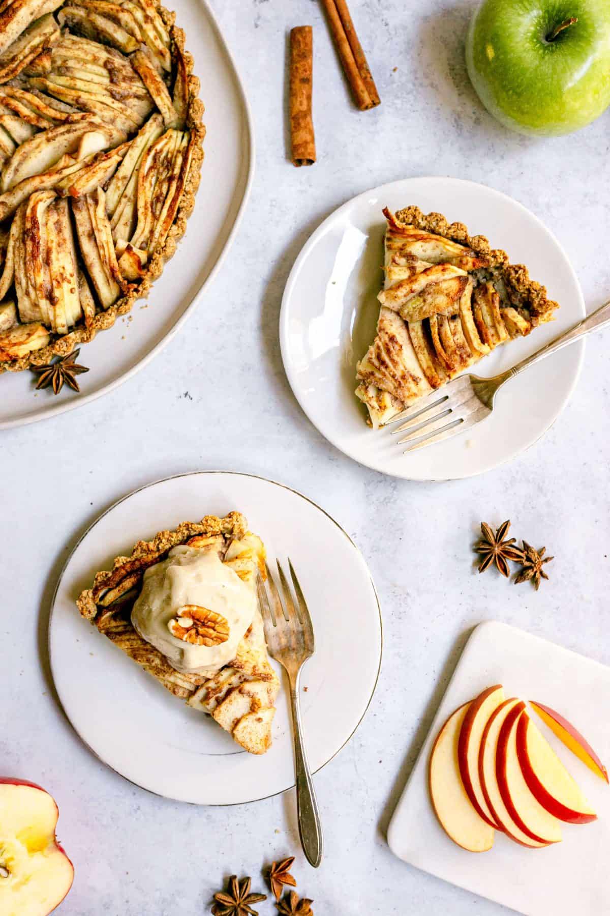 Gluten-Free Vegan Apple Tart