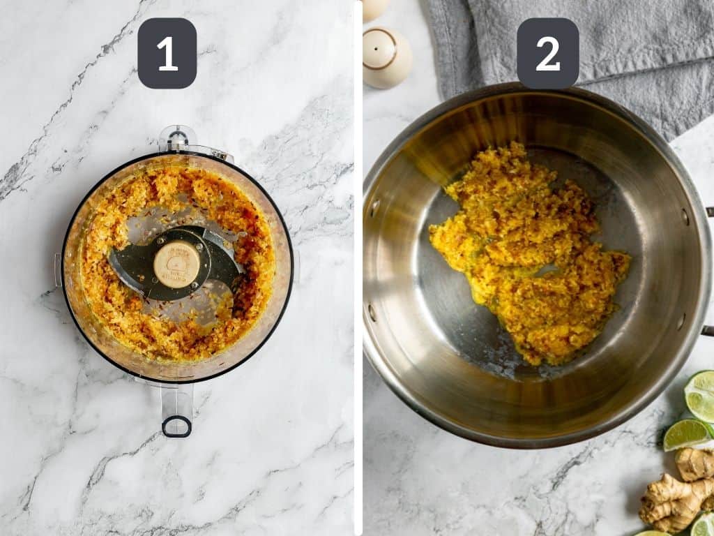 Vegan Soto Ayam Steps 1 & 2