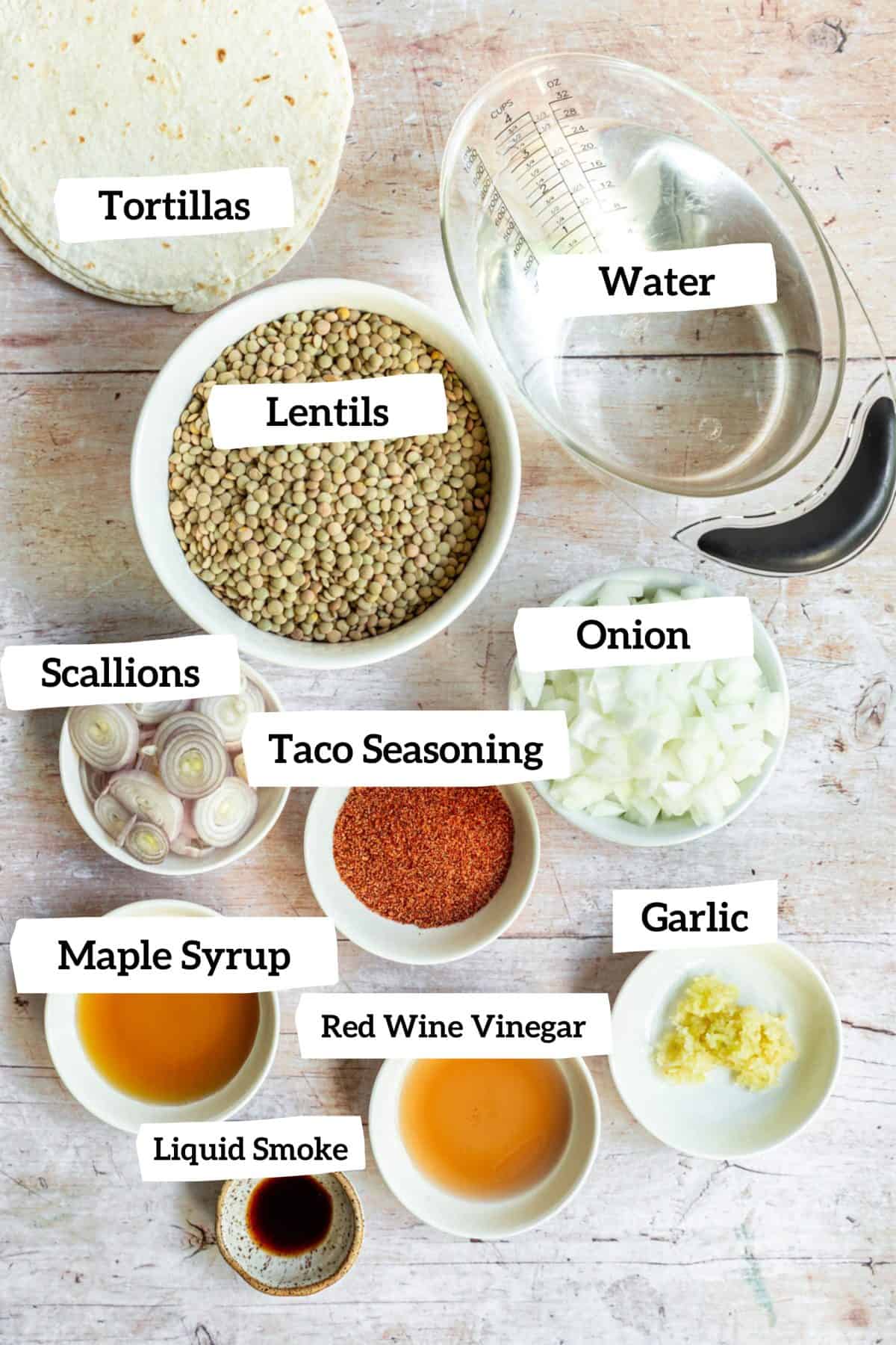 Lentil Taco Meat Ingredients