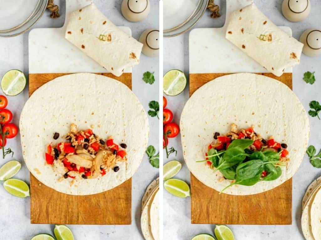 No Meat Breakfast Burrito Step 6