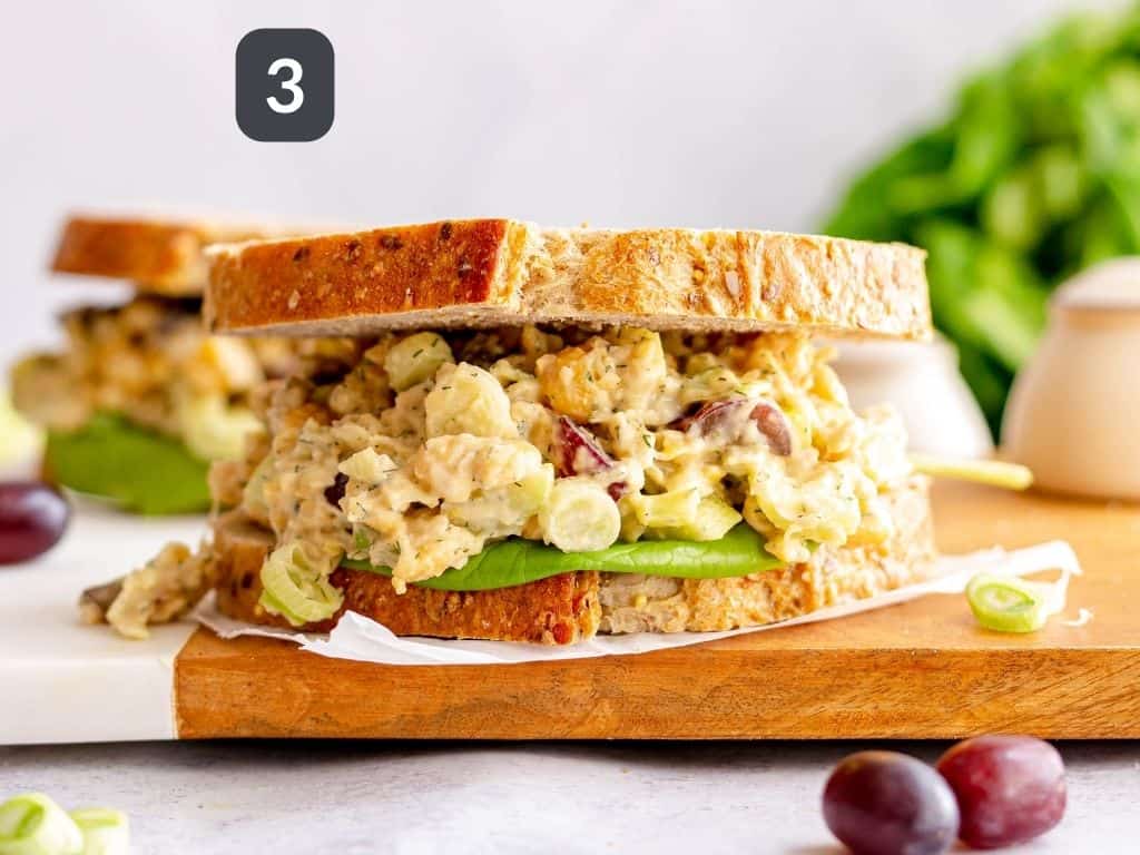 Chickpea Salad Sandwich Step 3
