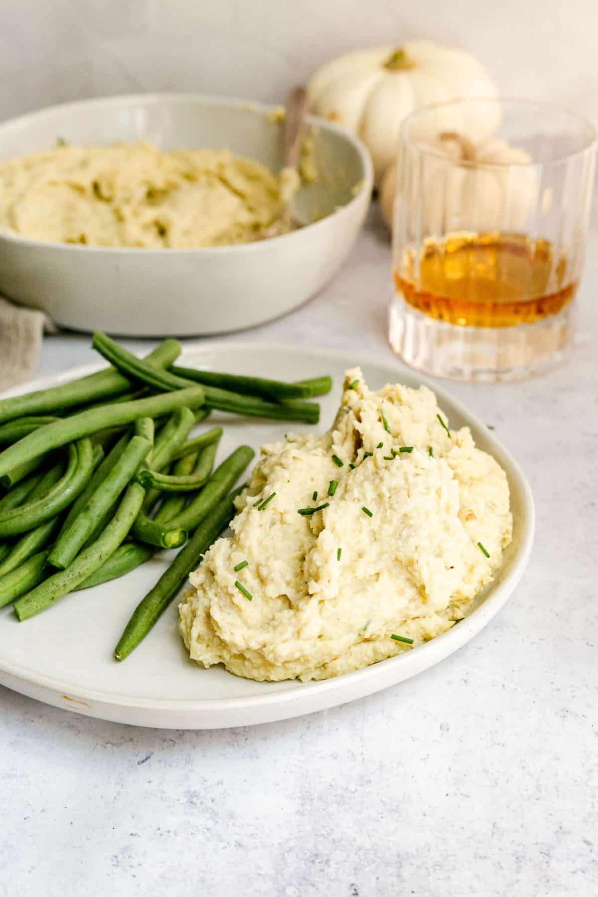 Plant-Based Garlic Bourbon Mashed Potatoes
