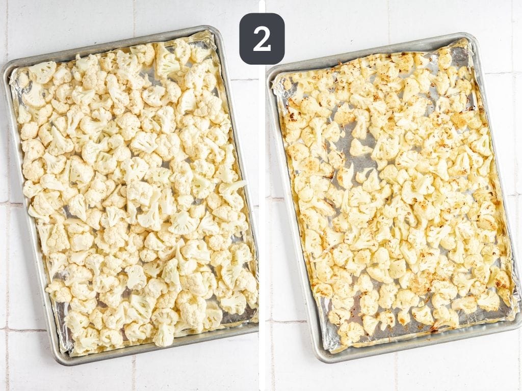 Vegan Roasted Cauliflower and Hazelnut Salad Step 2