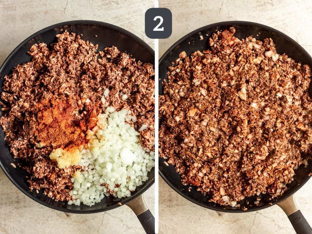 Mushroom Taco Meat Step 2