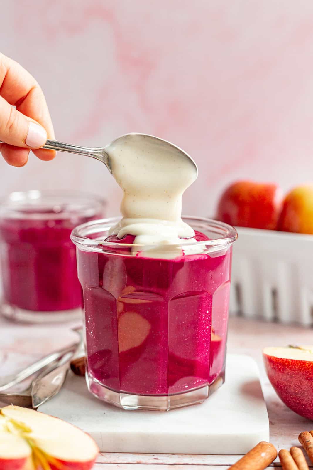 Roasted Beet Apple Smoothies