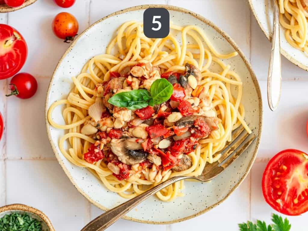 Oil-Free Vegan Spaghetti Sauce Step 5