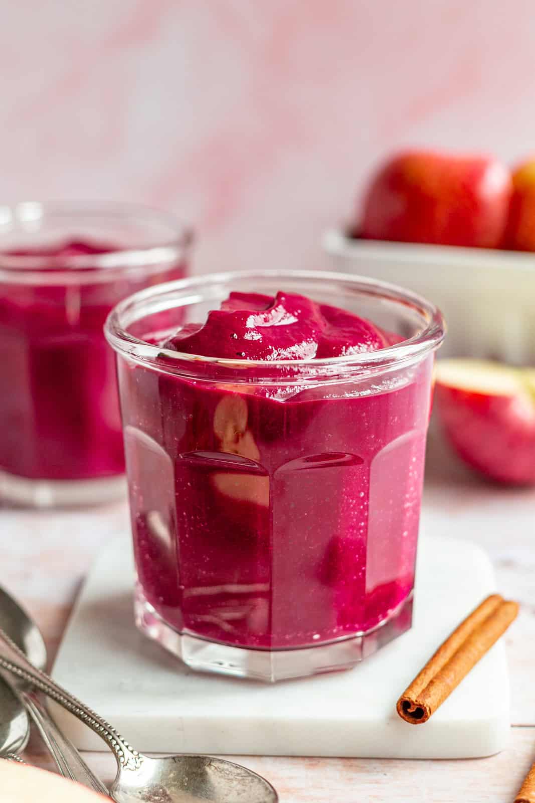 Roasted Beet Apple Smoothies