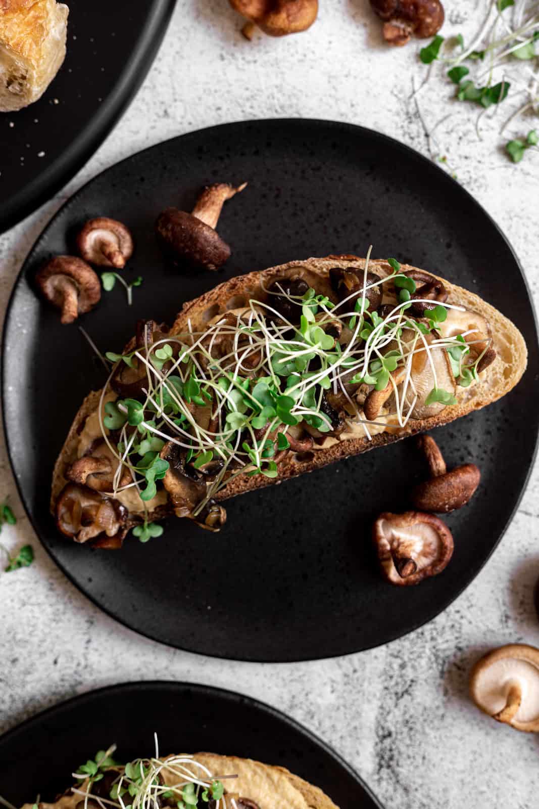 Vegan Mushroom Toast