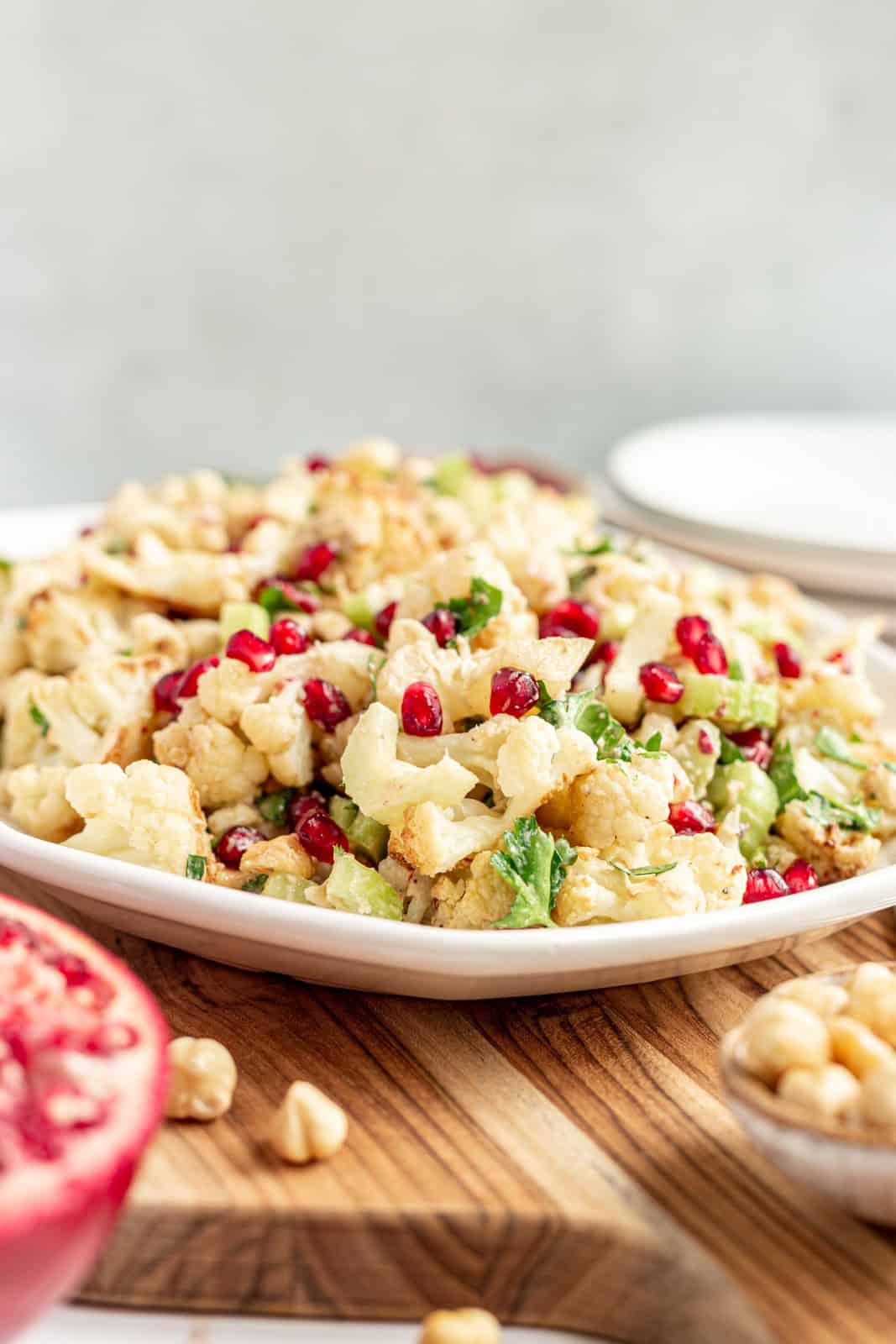Vegan Roasted Cauliflower and Hazelnut Salad