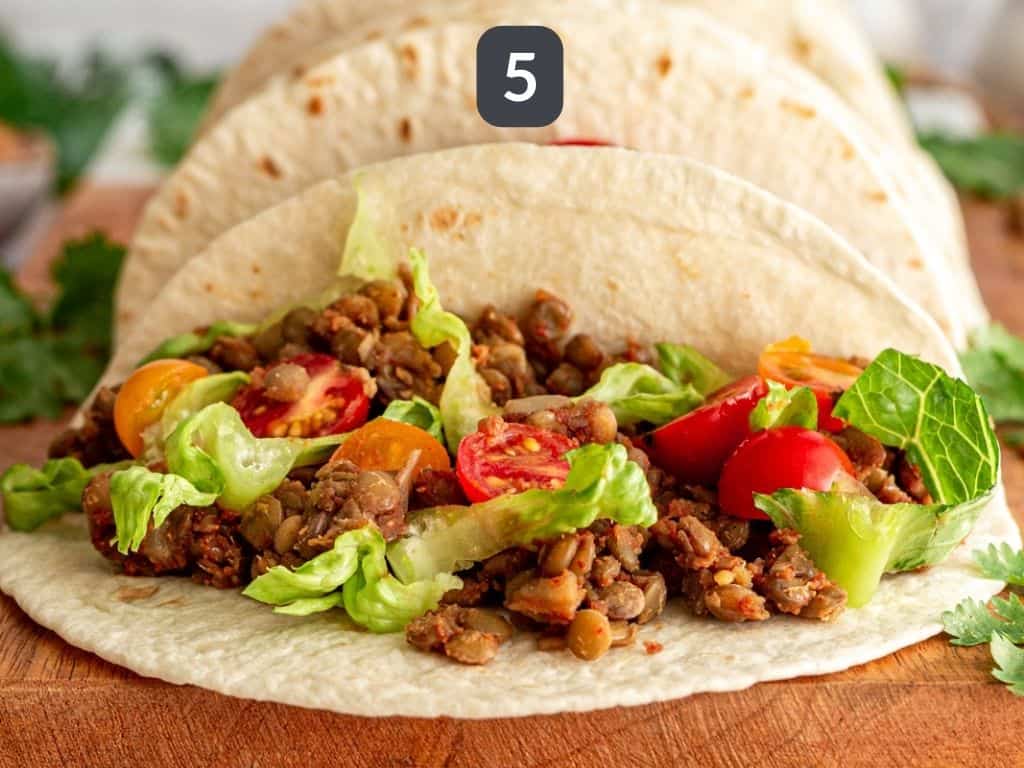 Lentil Taco Meat Step 5