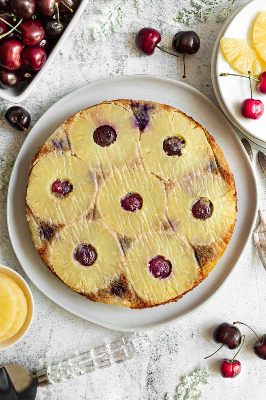 Vegan Pineapple Upside Down Cake