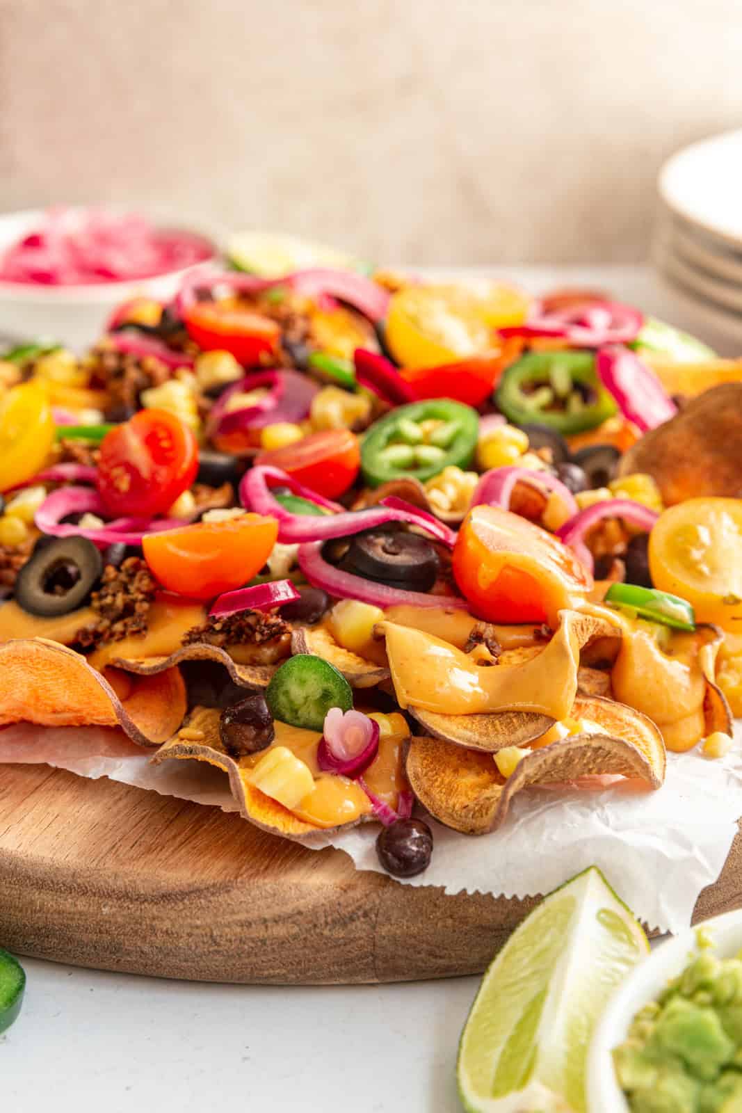Air Fryer Sweet Potato Nachos