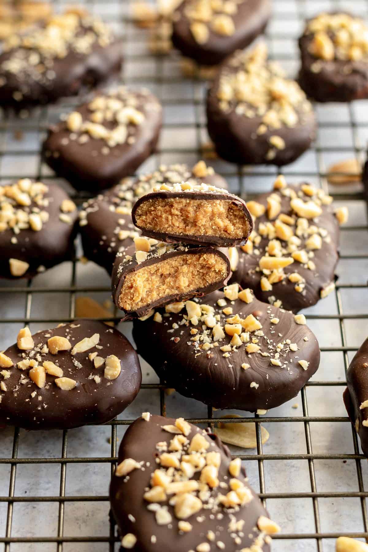 vegan Copycat Reece's Peanut Butter Easter Eggs