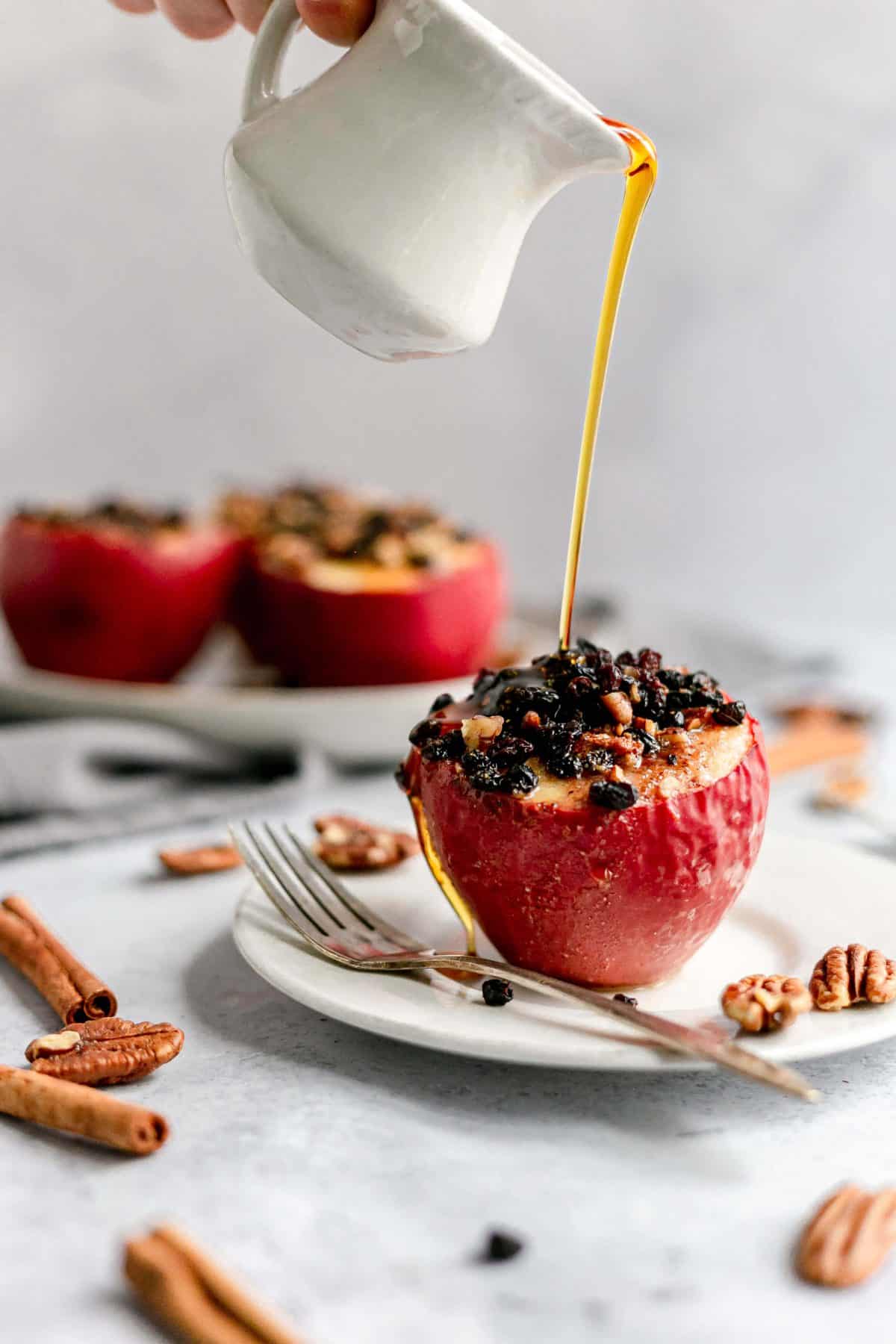 Oil-Free Vegan Air Fryer Baked Apples