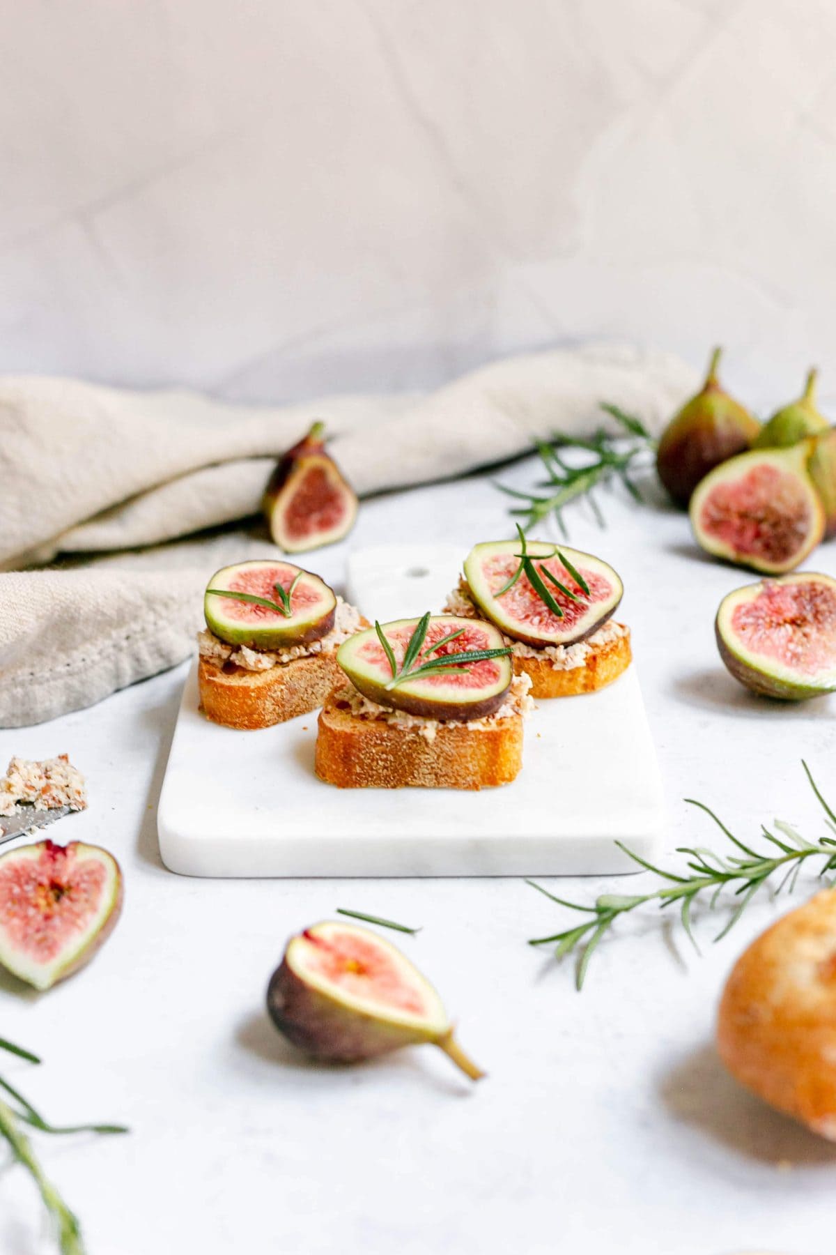 Oil-Free Vegan Crostini Appetizer