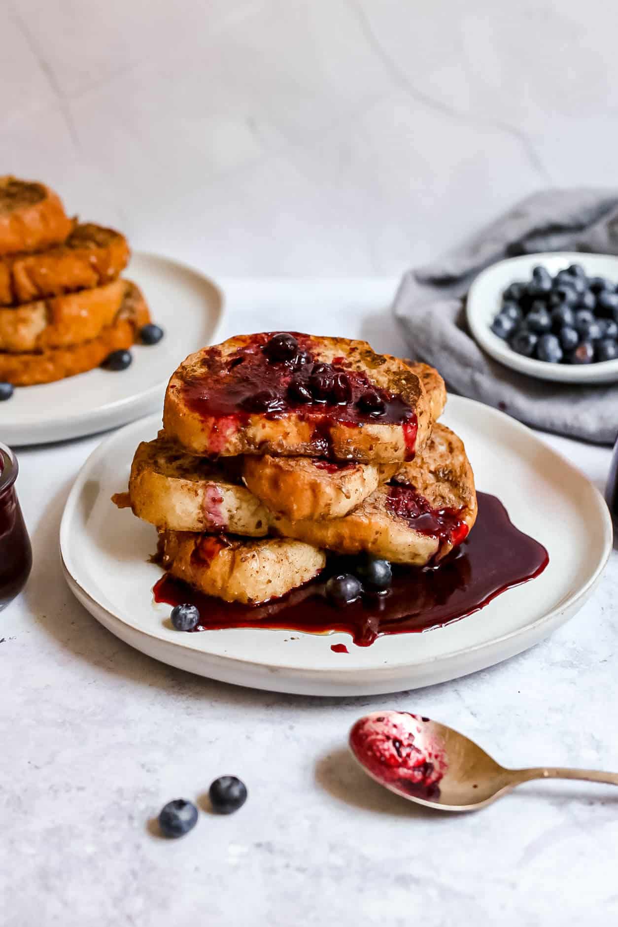 Plant-Based Blueberry French Toast