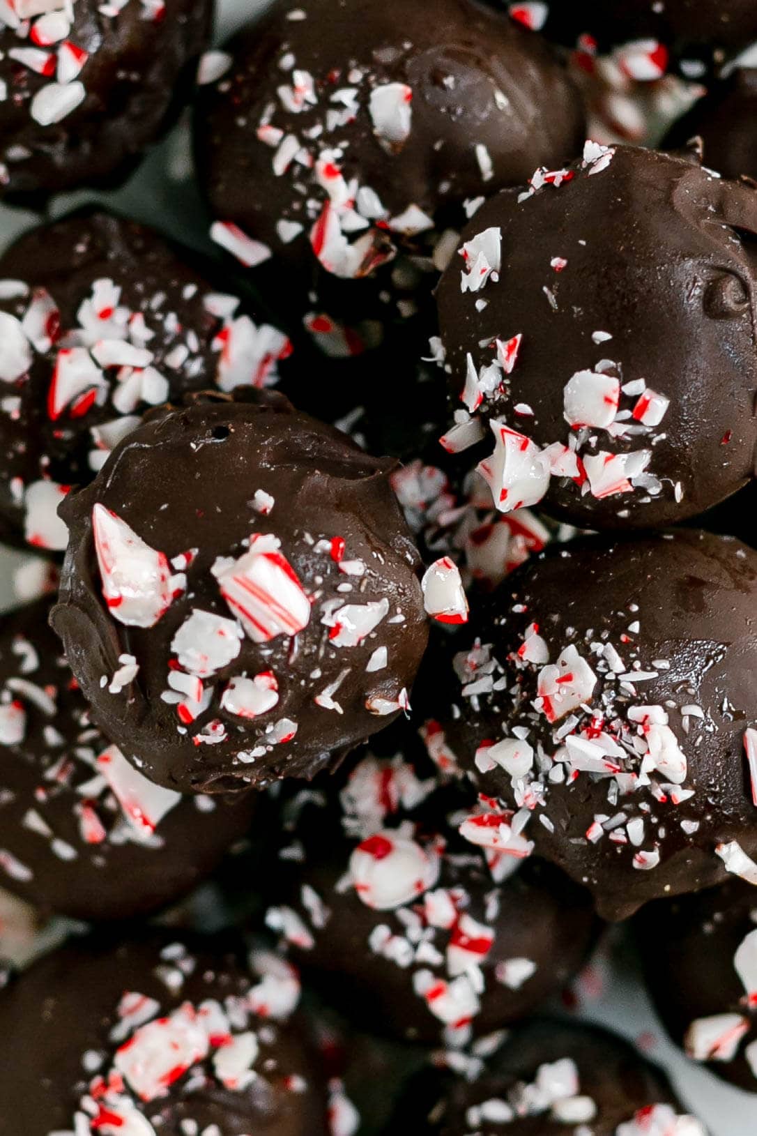 Plant-Based Peppermint Chocolate Truffles
