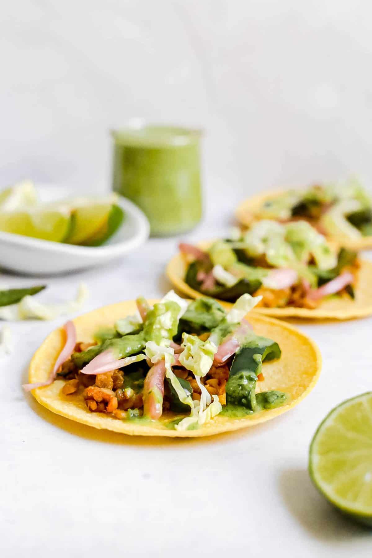 Plant-Based Poblano Tostados