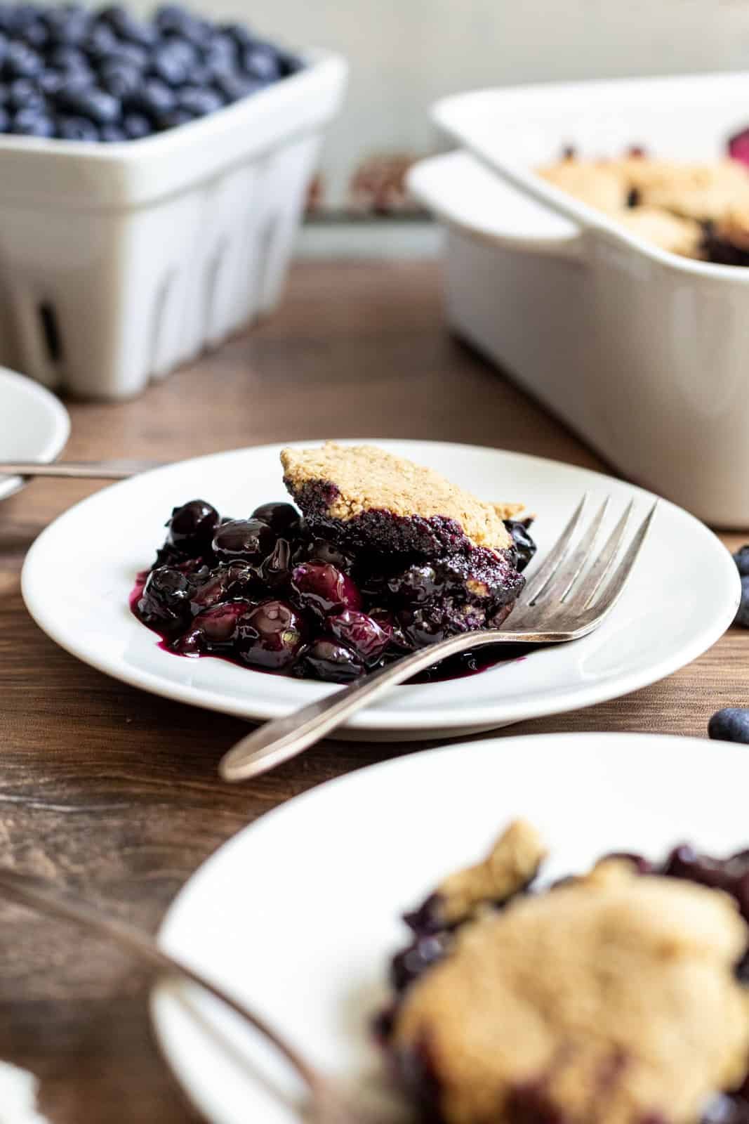 Vegan Blueberry Cobbler
