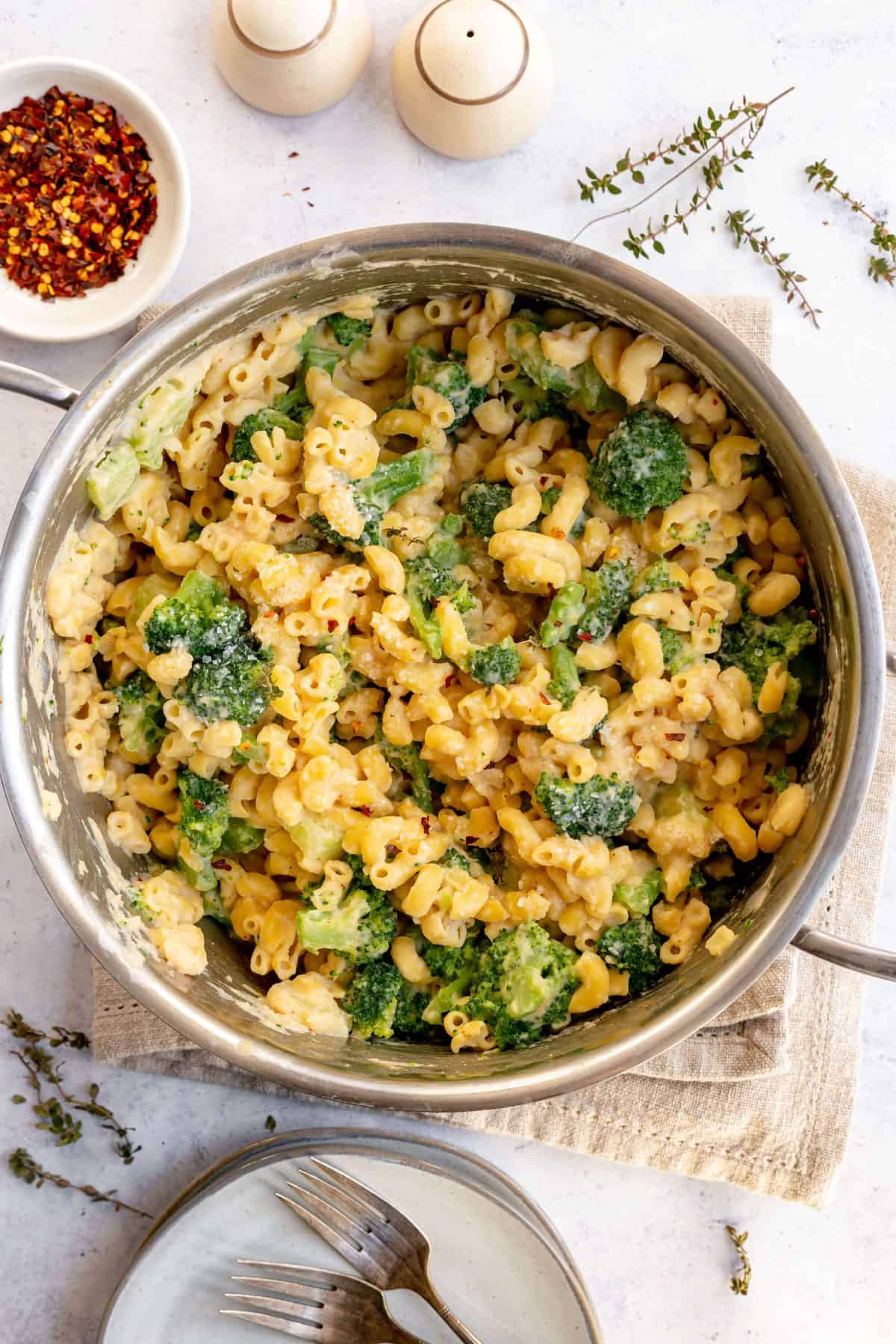 Vegan Broccoli Mac and Cheese