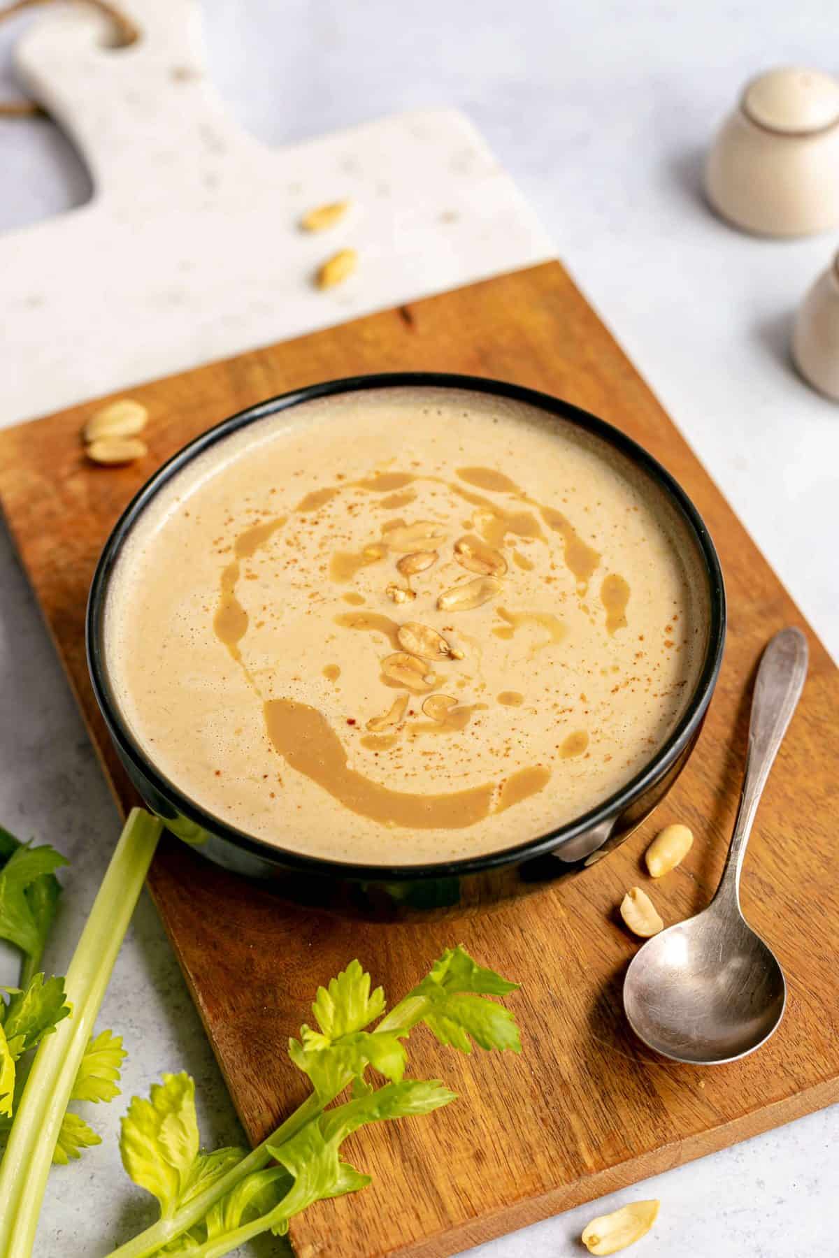 Vegan Cream of Peanut Butter Soup