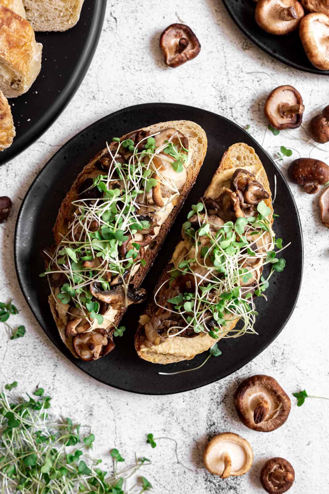 Vegan Mushroom Toast