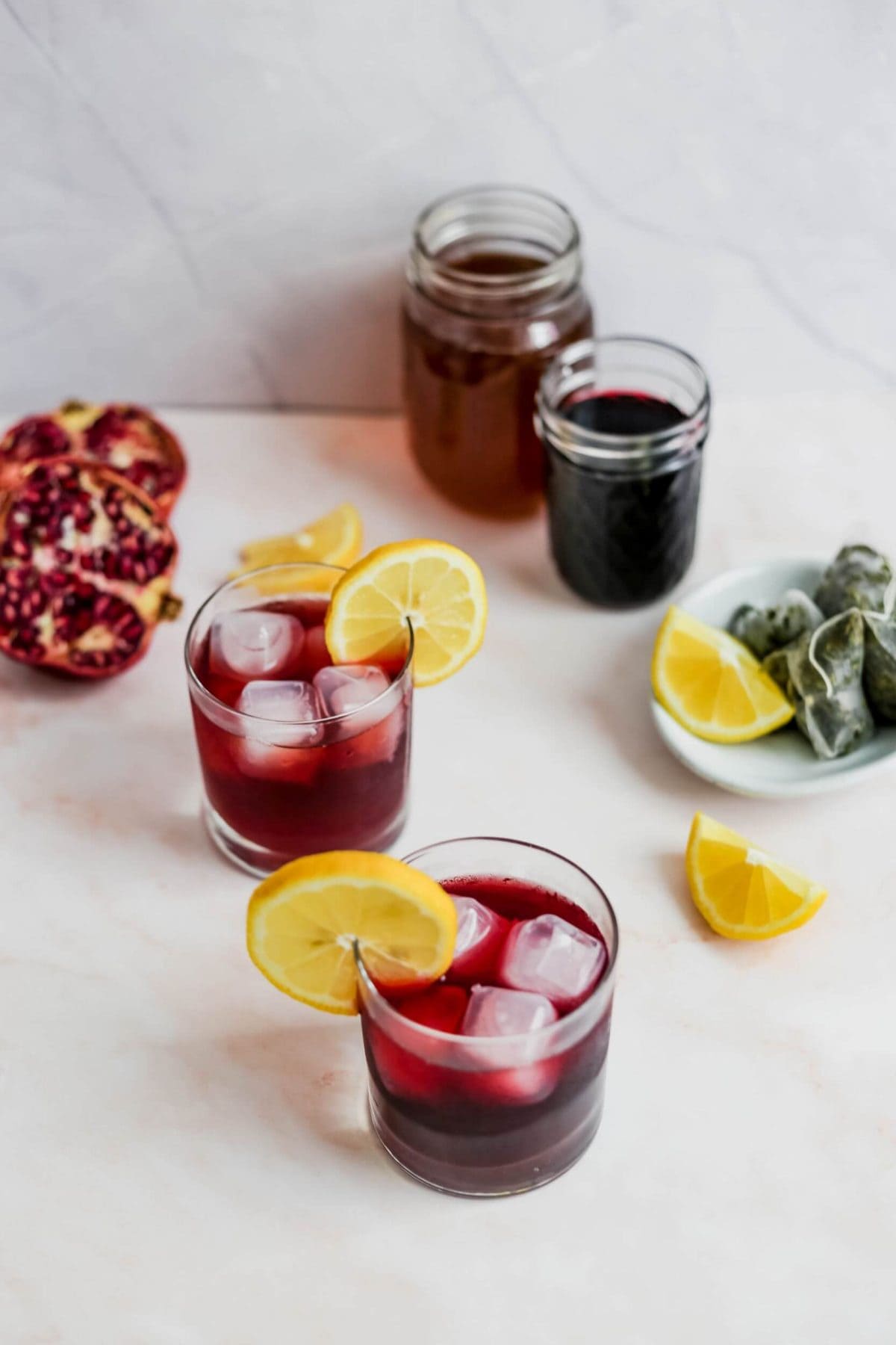 Pomegranate Iced Green Tea