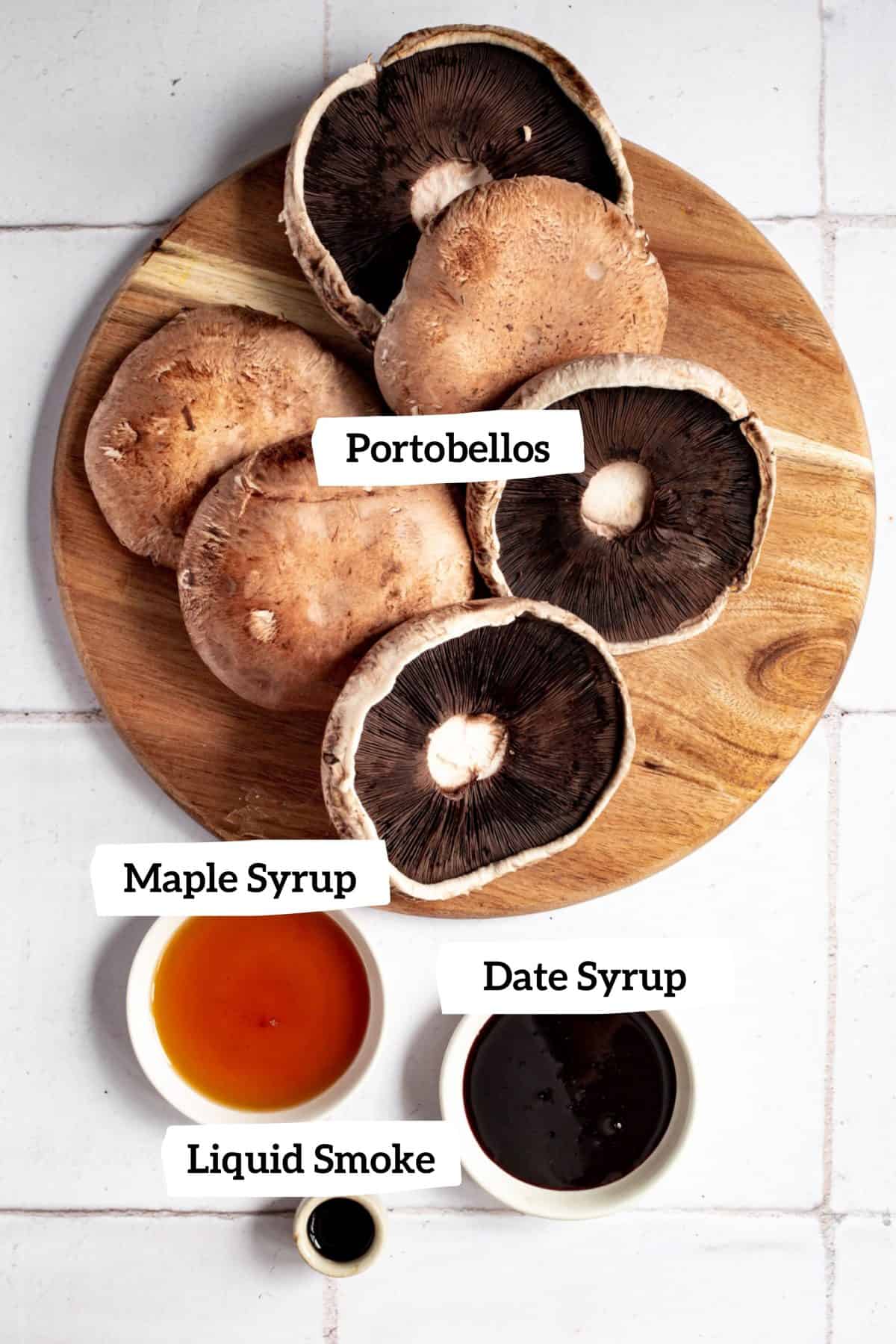 Smoked Maple Portobello Burgers