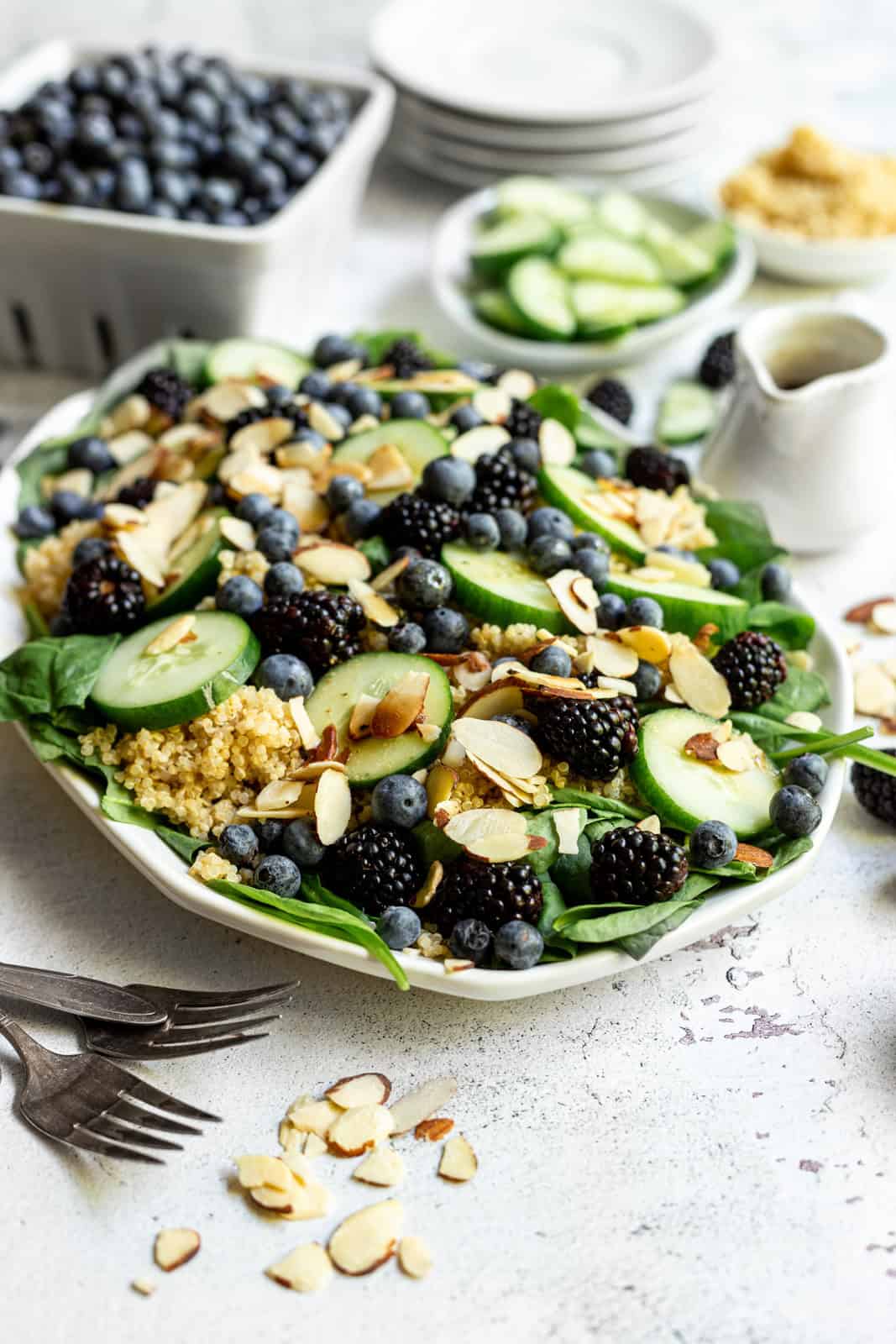Spinach Blueberry Salad