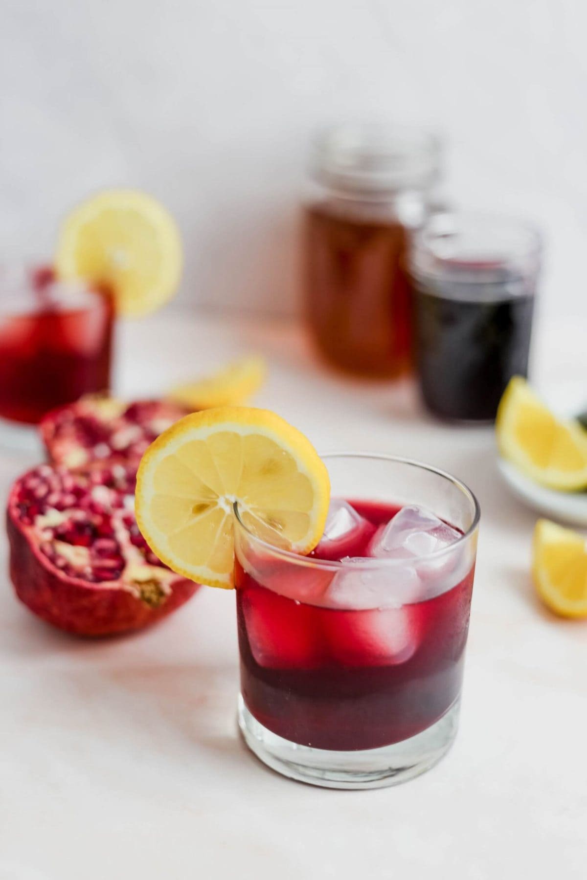 Pomegranate Iced Green Tea