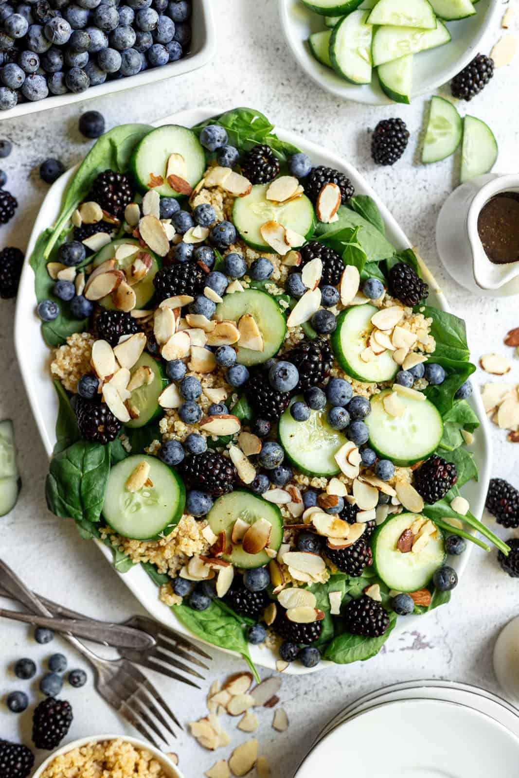 Spinach Blueberry Salad