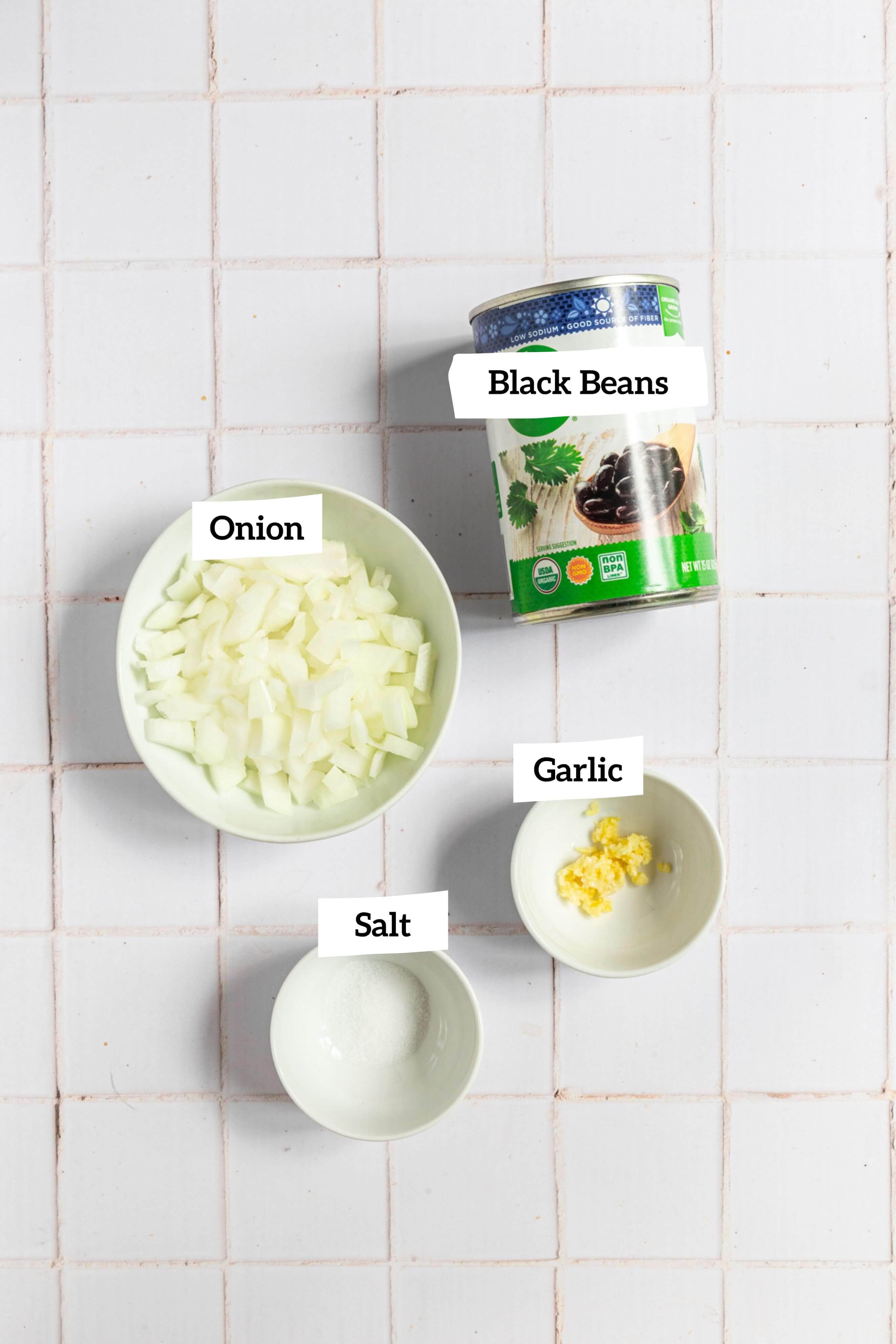 Black beans for tempeh burrito bowls ingredients