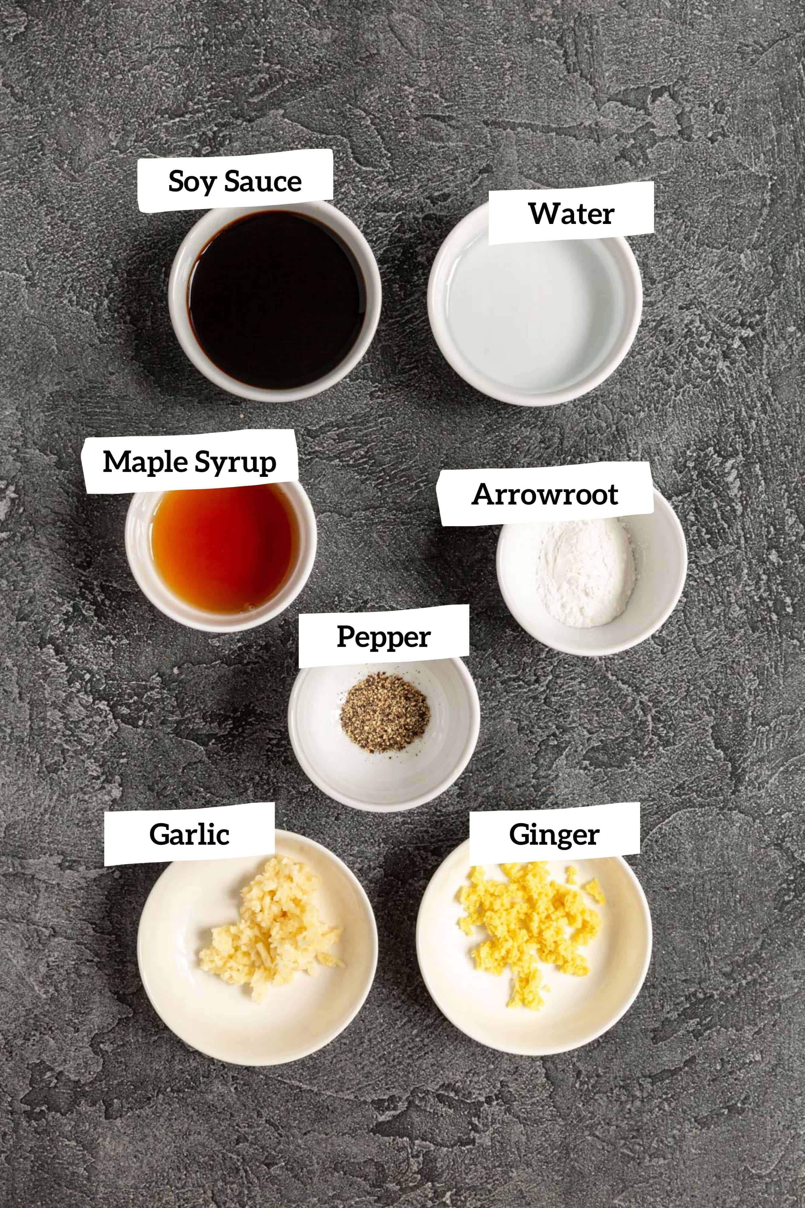 WFPB Teriyaki Sauce Ingredients