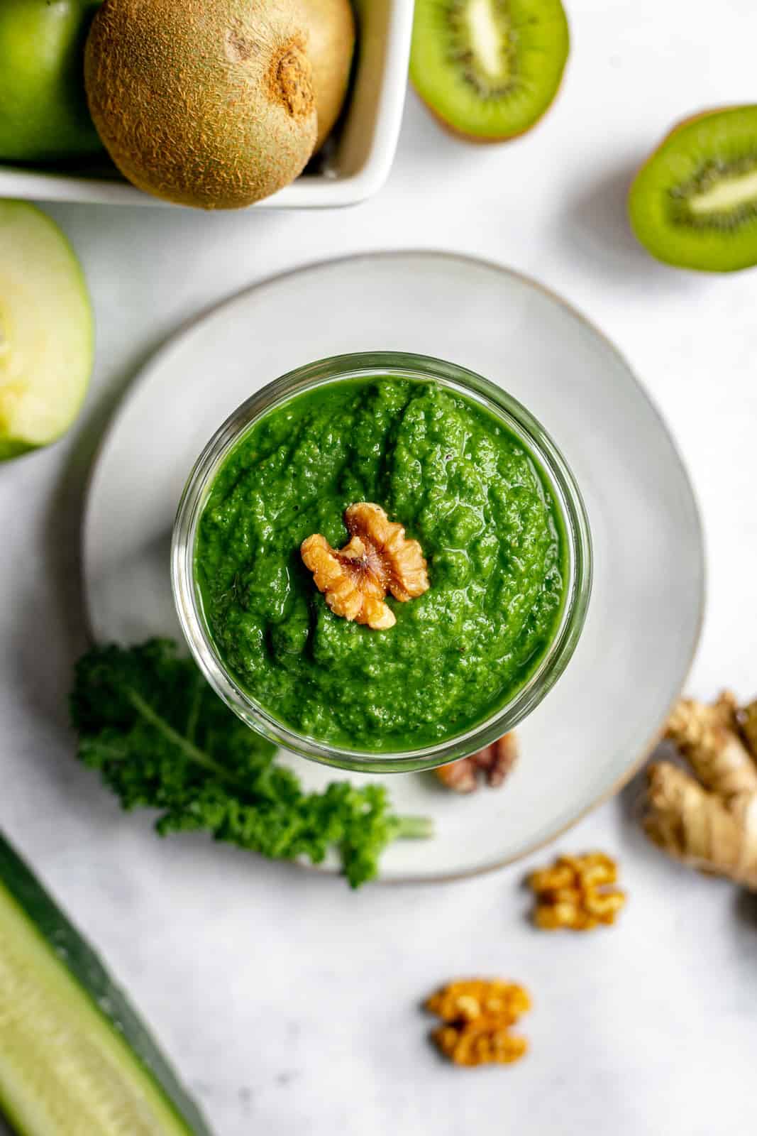 Vegan Kiwi Kale Smoothie