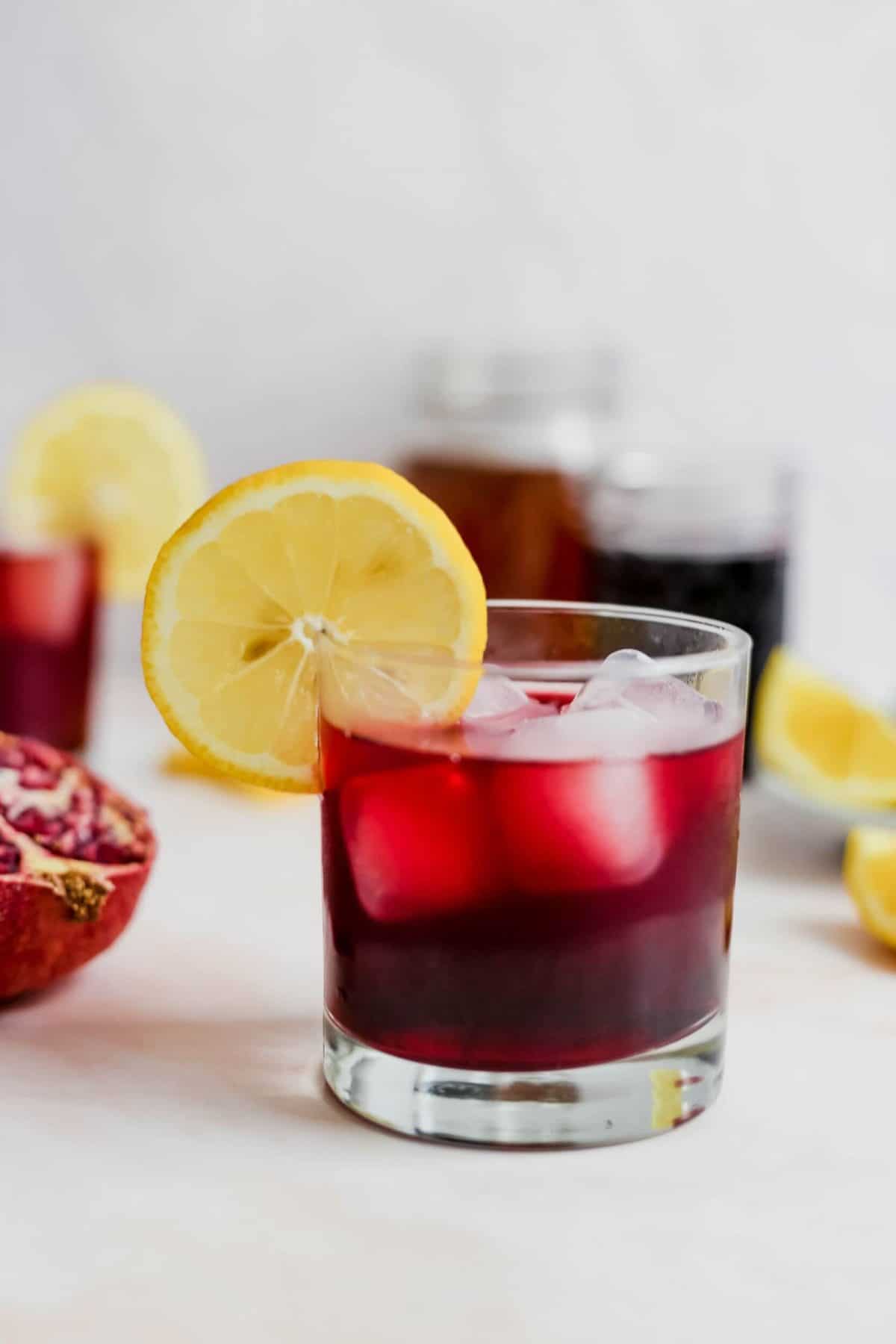 Pomegranate Iced Green Tea