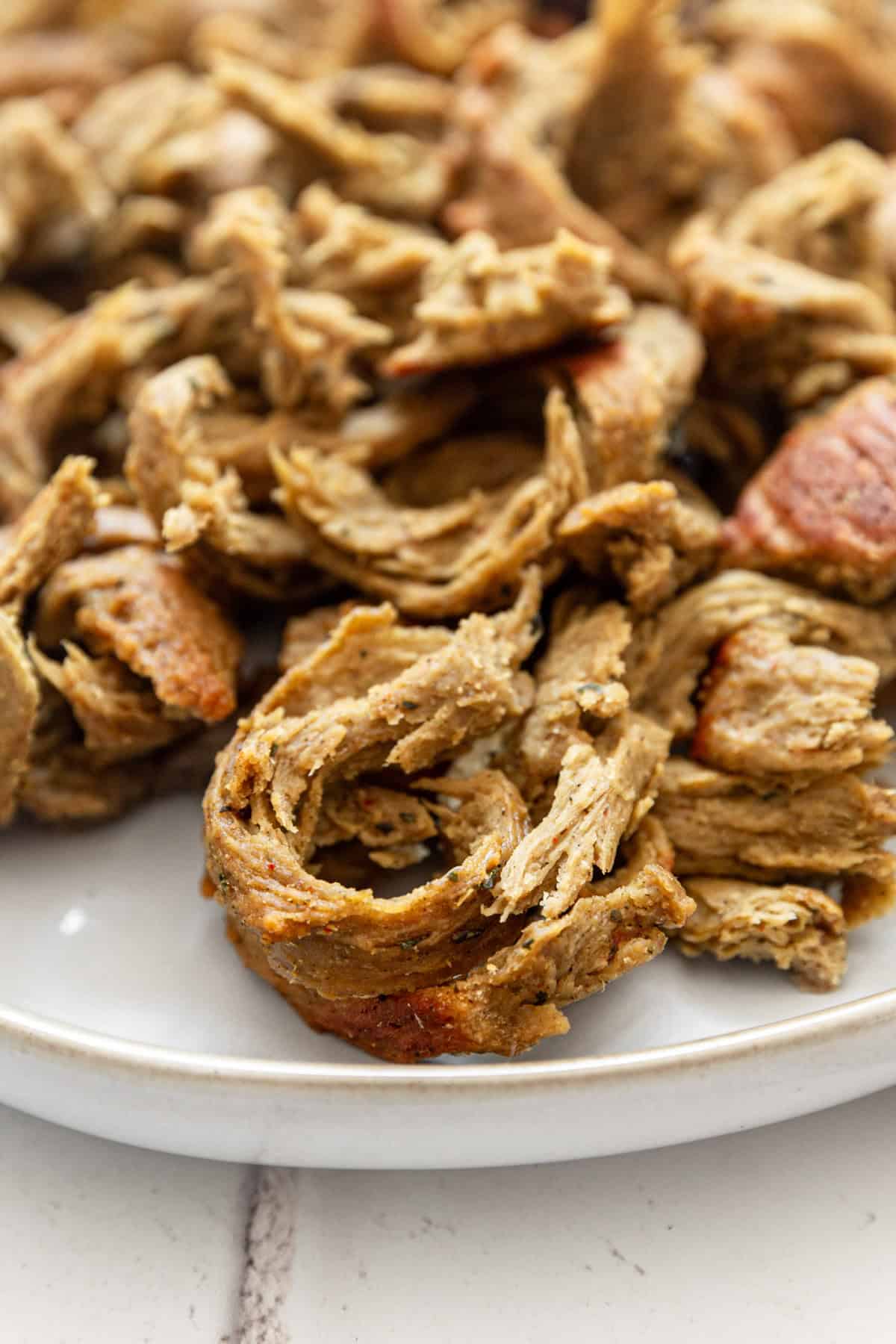 A plate of Vegan Seitan Chicken.