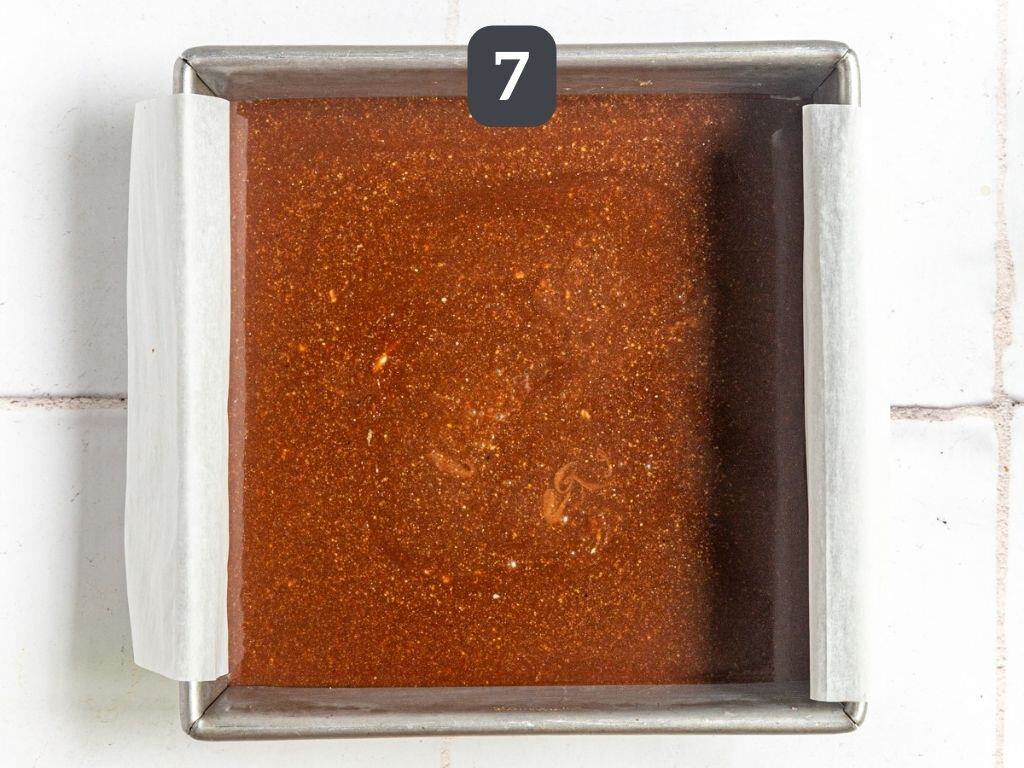 Vegan twix bars step 7 - freeze.