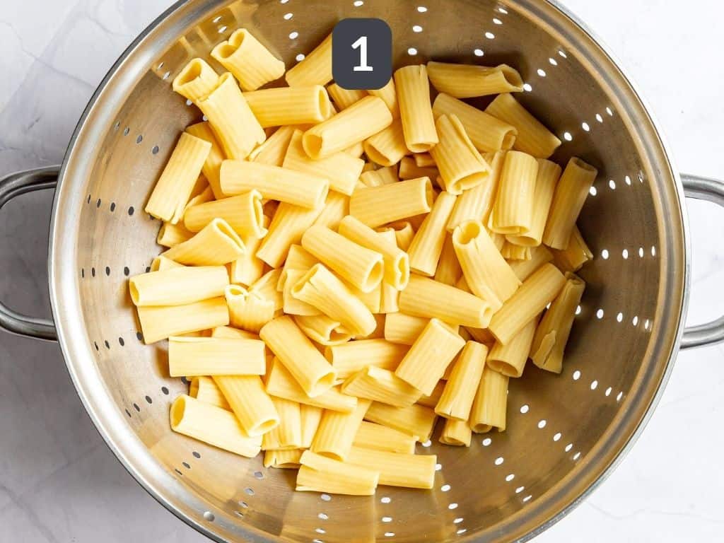 Vegan Pistachio Pasta Sauce Step 1 Cook Pasta