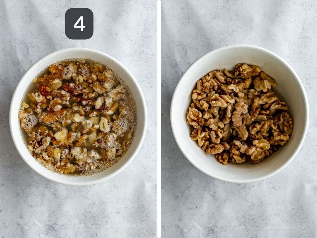 Oil-Free Purple Sweet Potato Fries with Walnut Turmeric Aioli Step 4