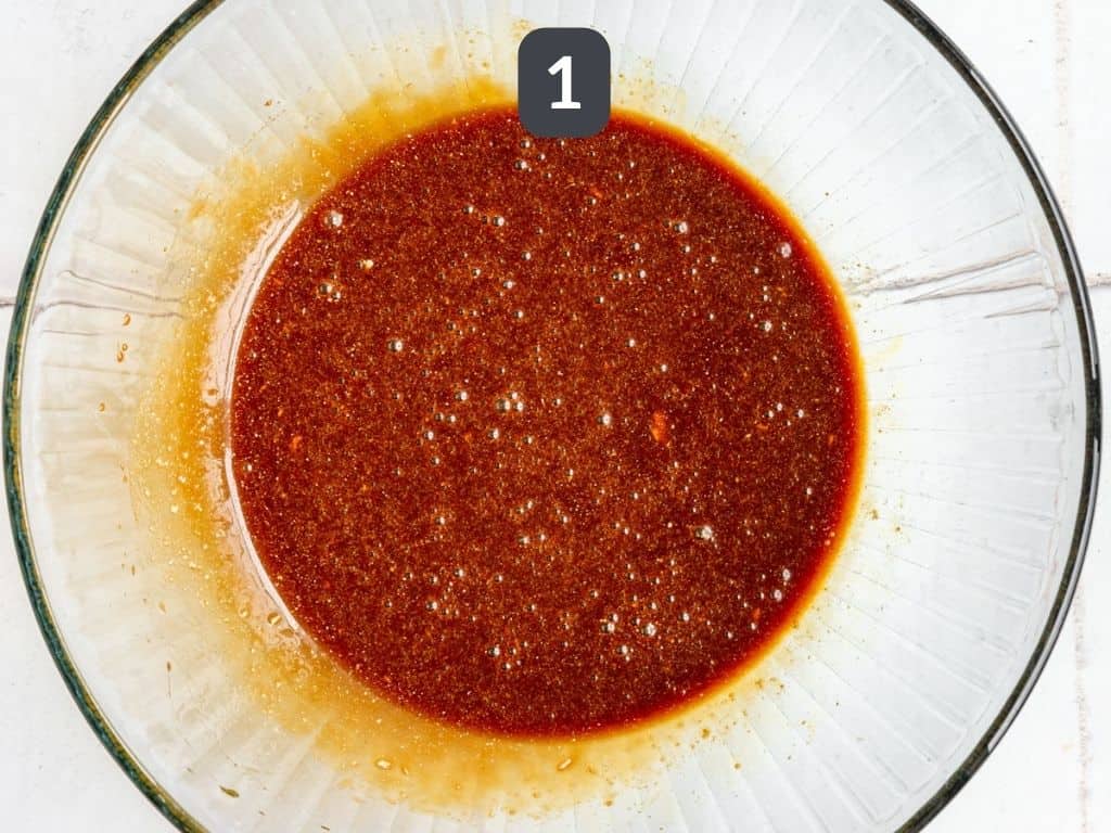 Vegan Gluten Free Gingerbread Cookies Step 1 - mix the nut butter and sugars.