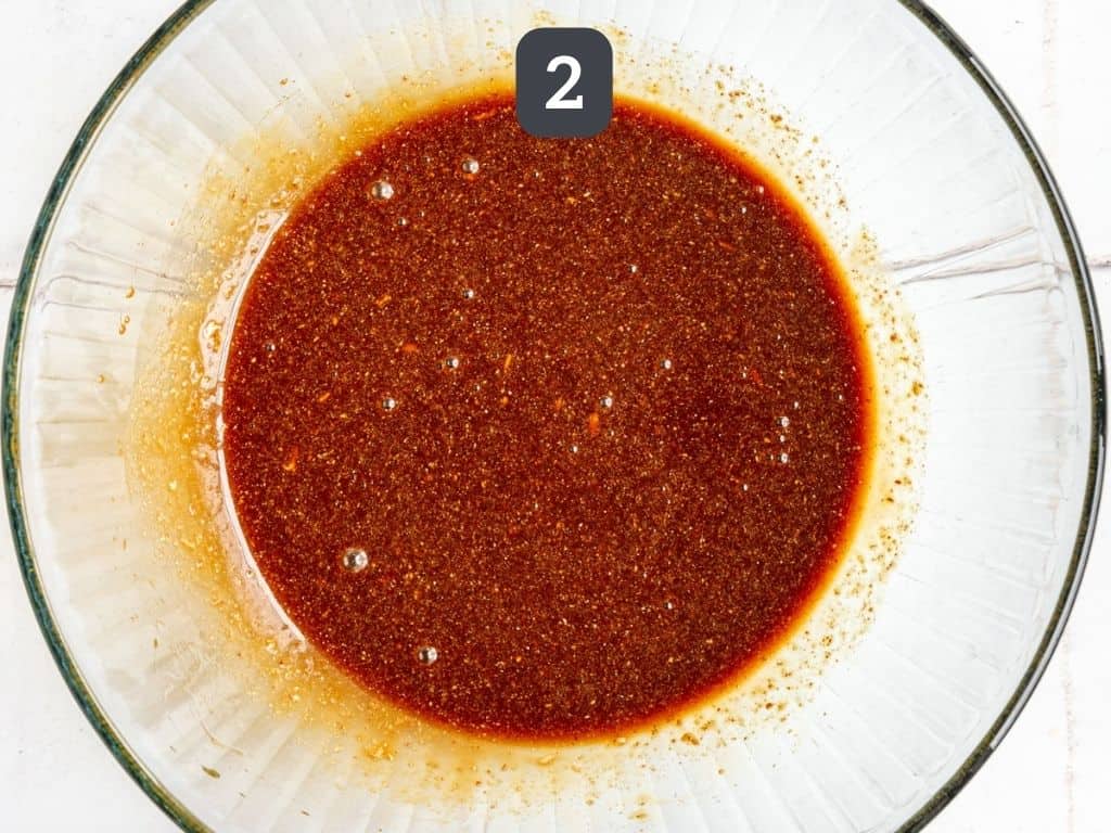 Vegan Gluten Free Gingerbread Cookies Step 2 - add the vanilla and flax egg.