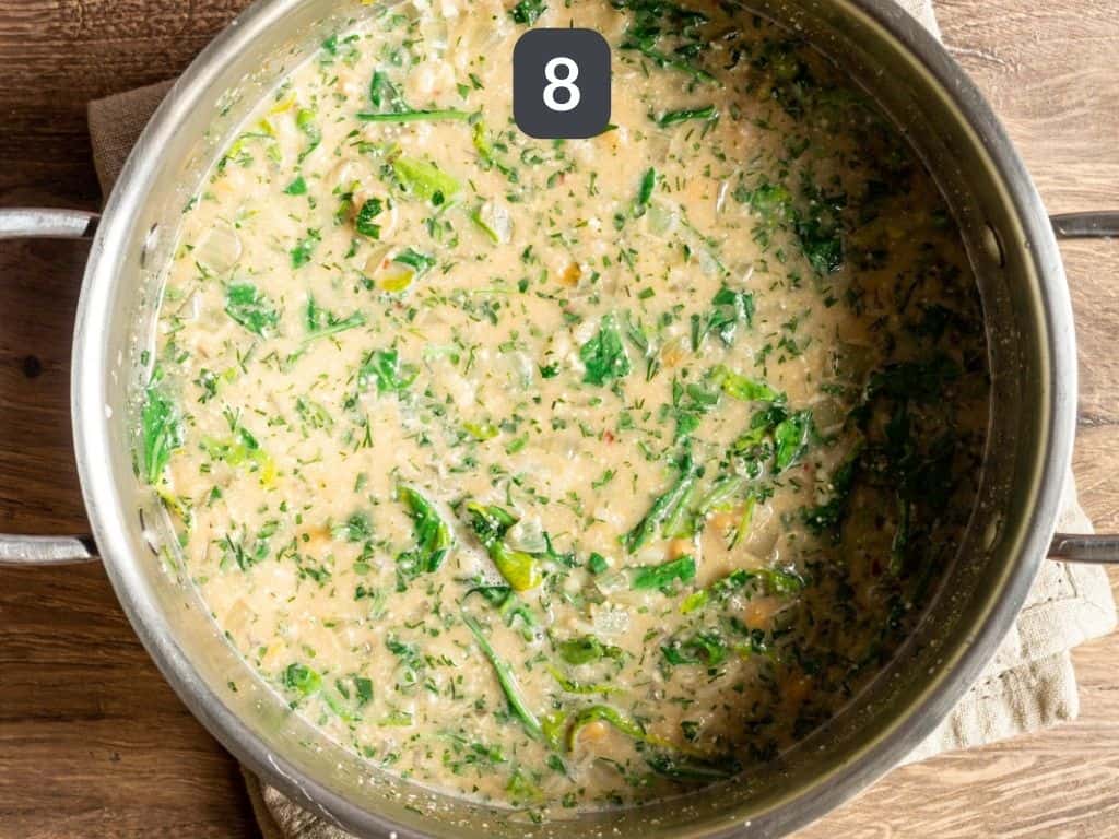 Chickpea Yogurt Soup Step 8