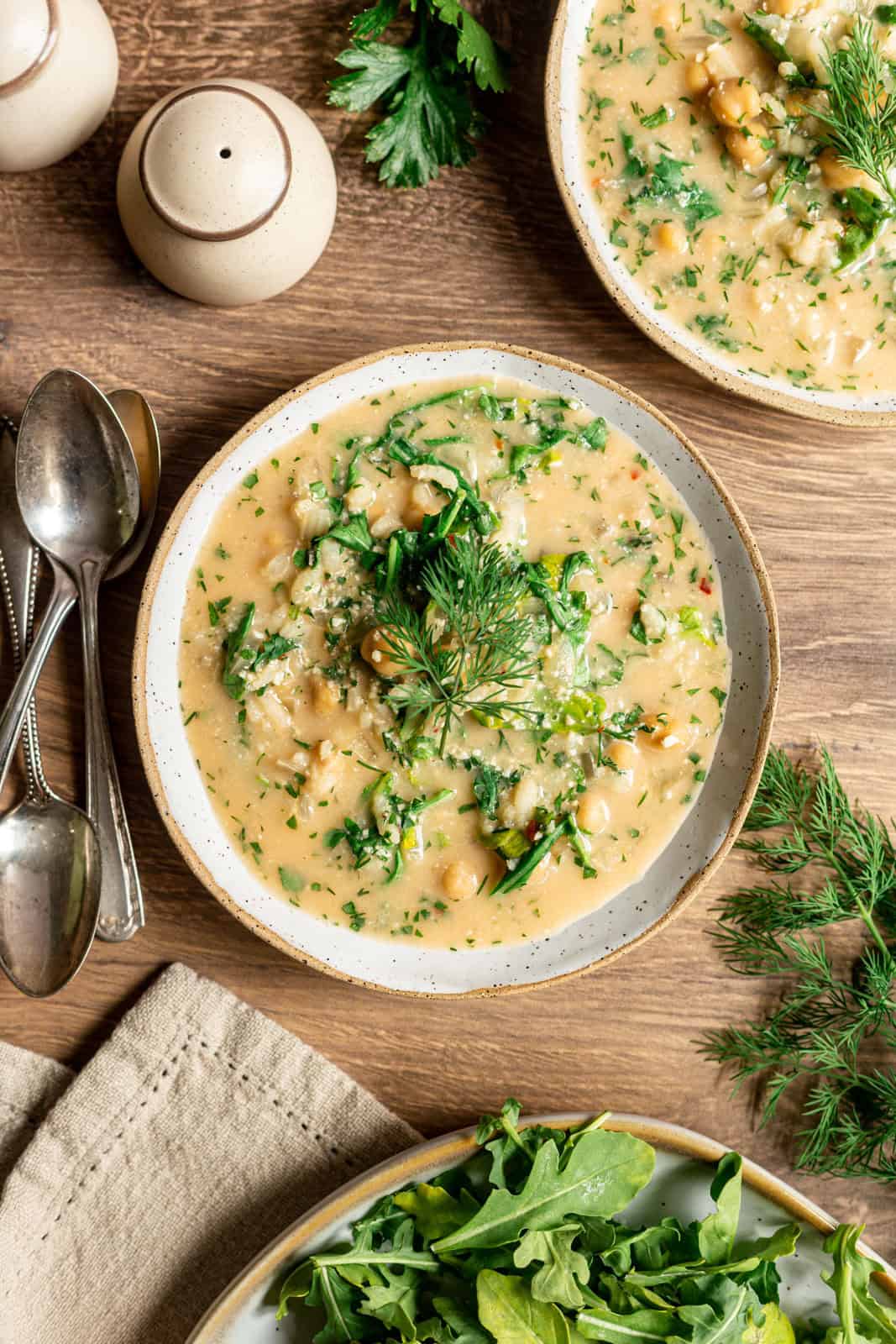 Chickpea Yogurt Soup