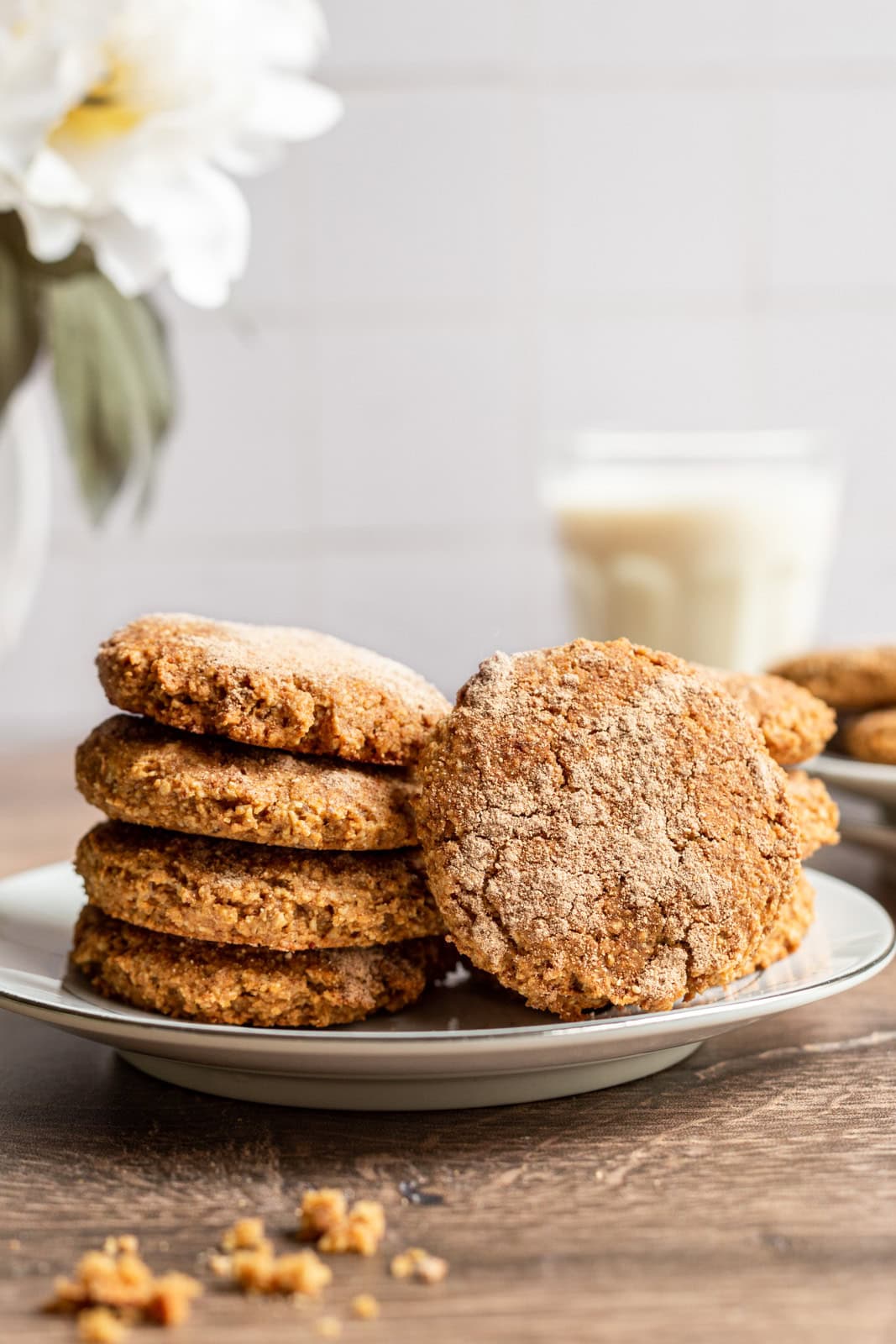 Vegan Pumpkin Snickerdoodles