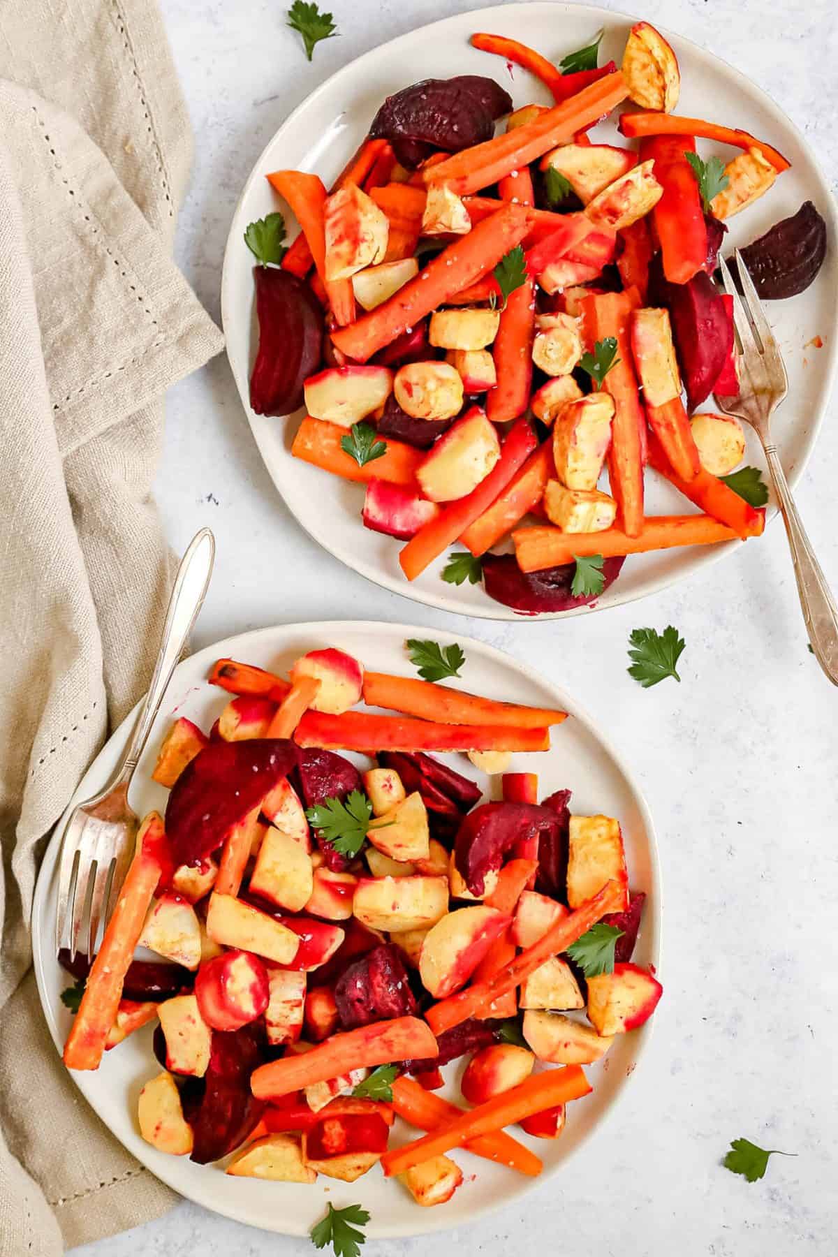 Dijon Roasted Root Vegetables