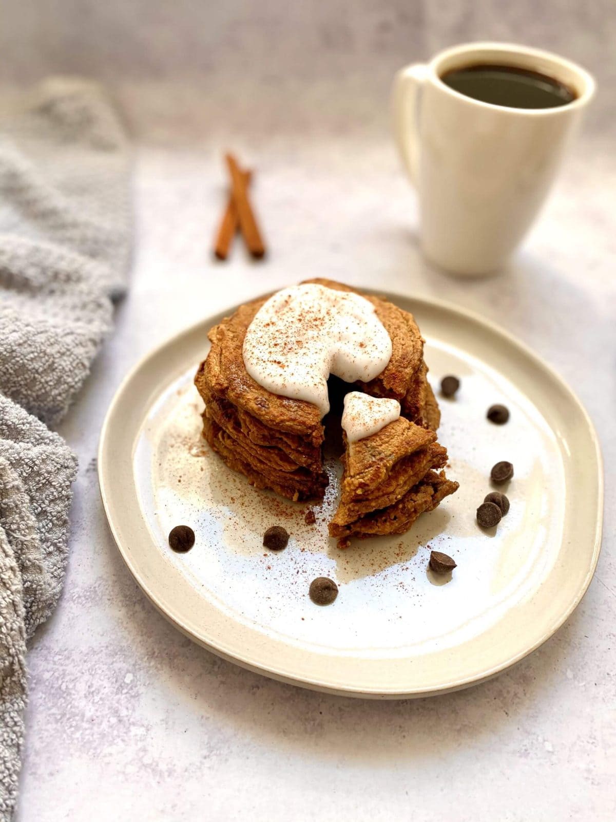 Dirty Chai Latte Pancakes