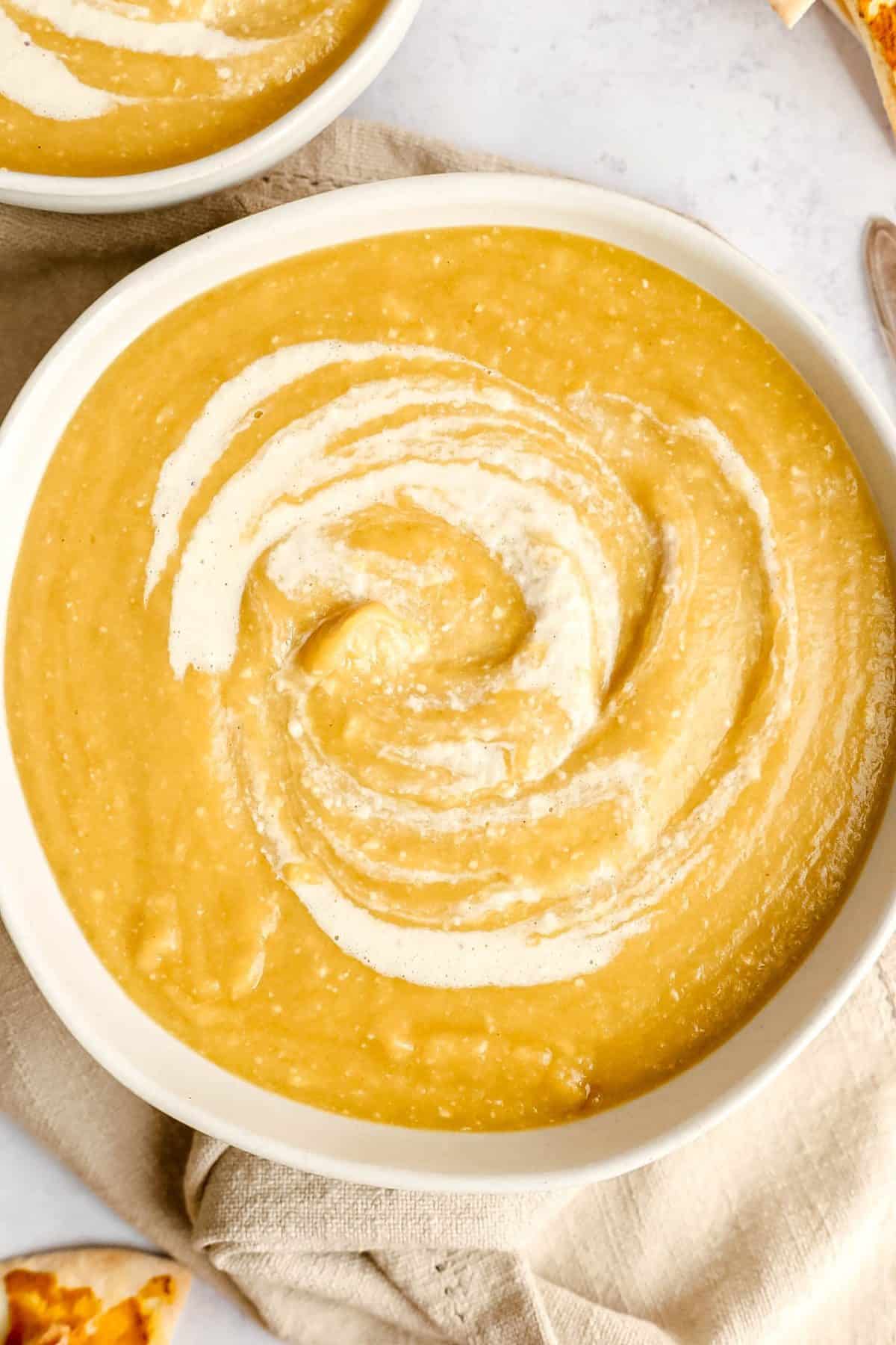 Plant-Based Curried Parsnip Soup