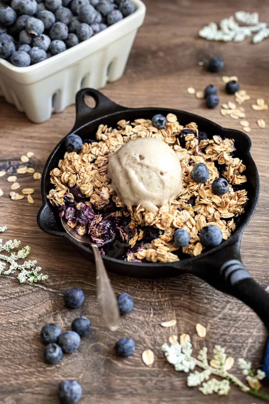 Vegan Blueberry Crumble